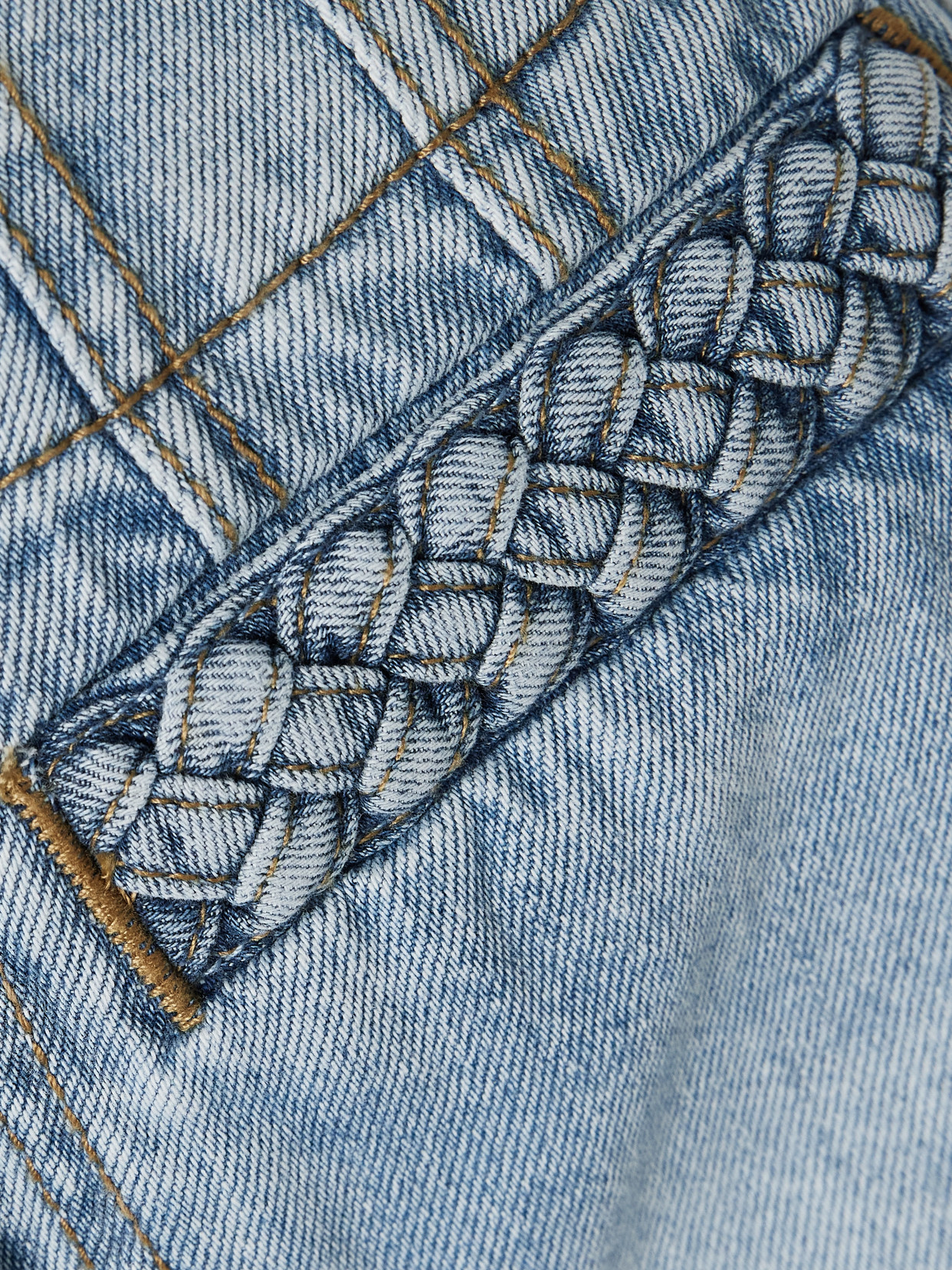 Zimmermann Wylie High-rise Denim Shorts In Blue