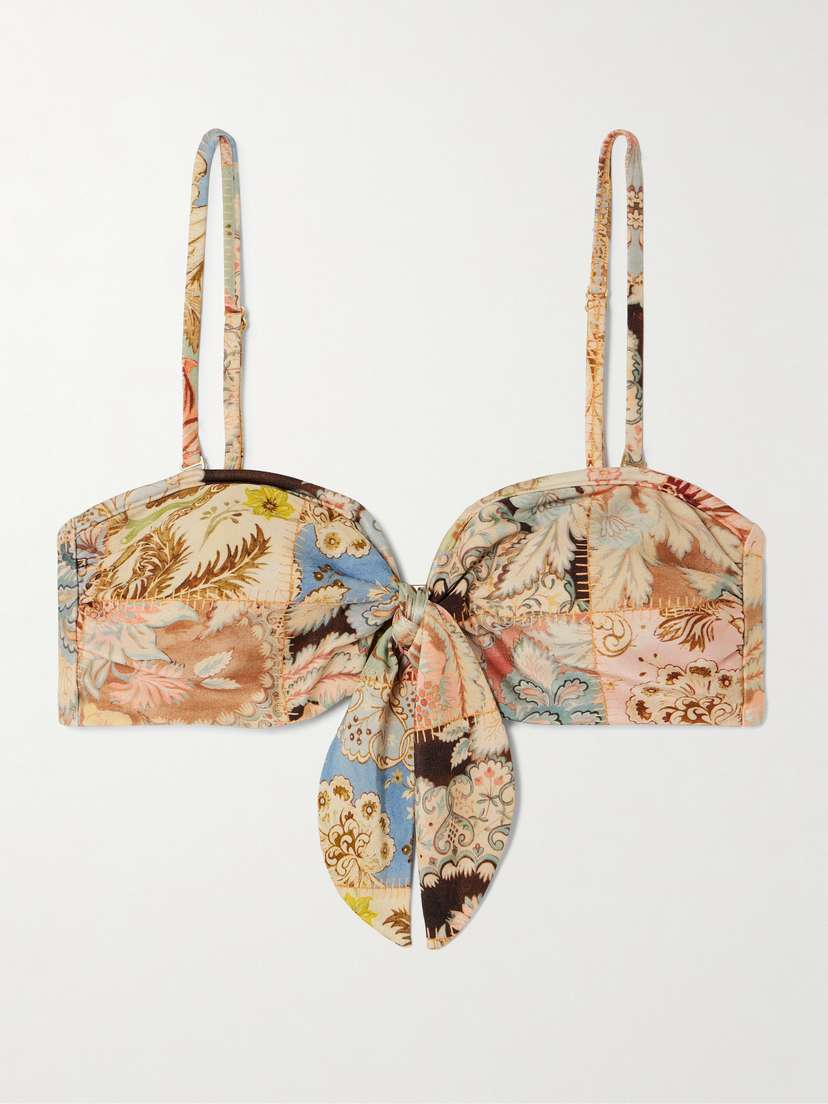 Zimmermann Daylight Tie-front Bikini Top