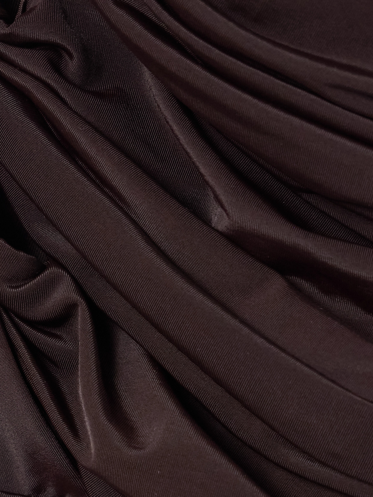 Zimmermann Daylight Cutout Ruched Swimsuit In Brown