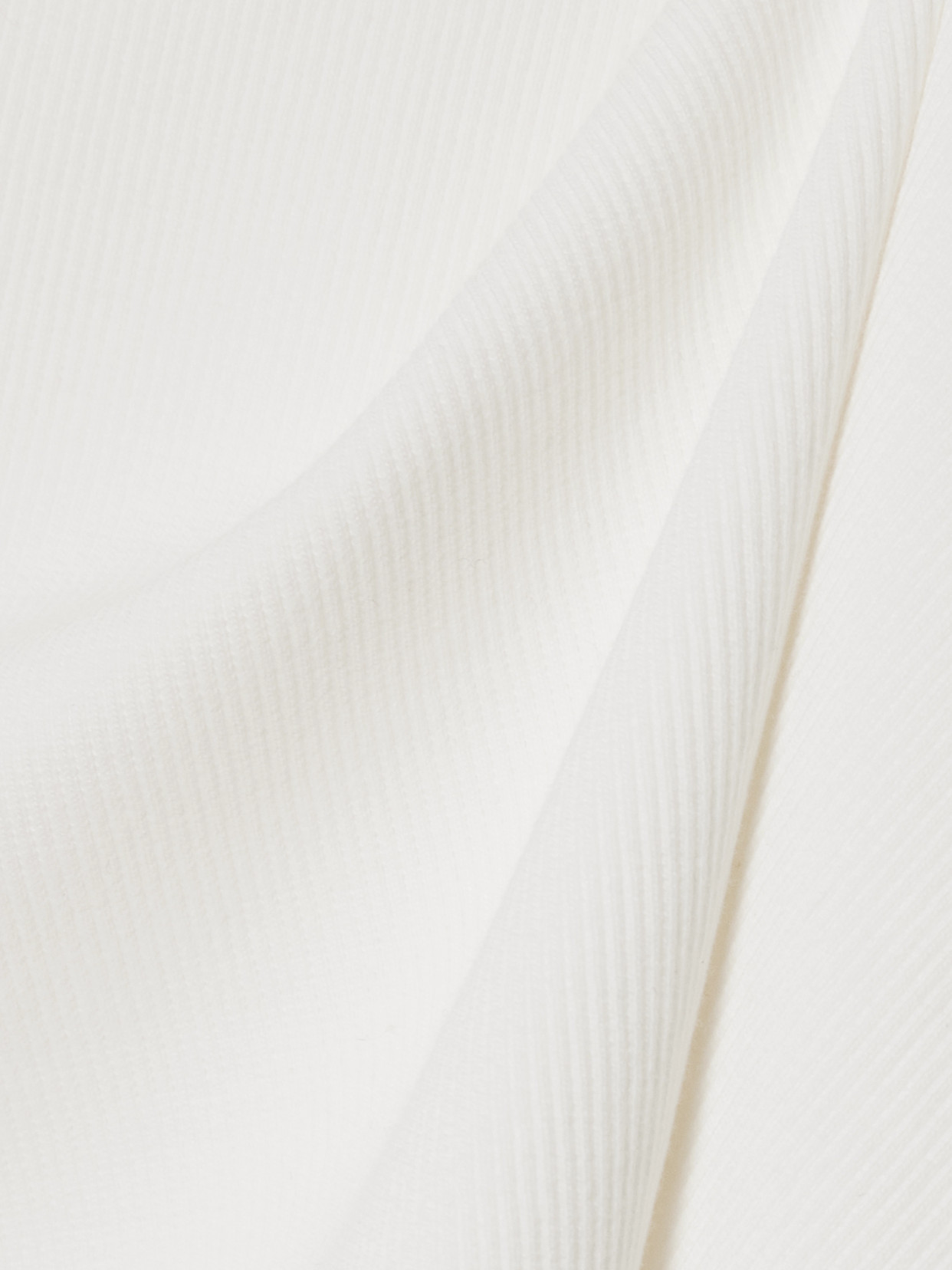 Zimmermann Awaken Ruffled Ribbed Cotton-blend Jersey Tank In White