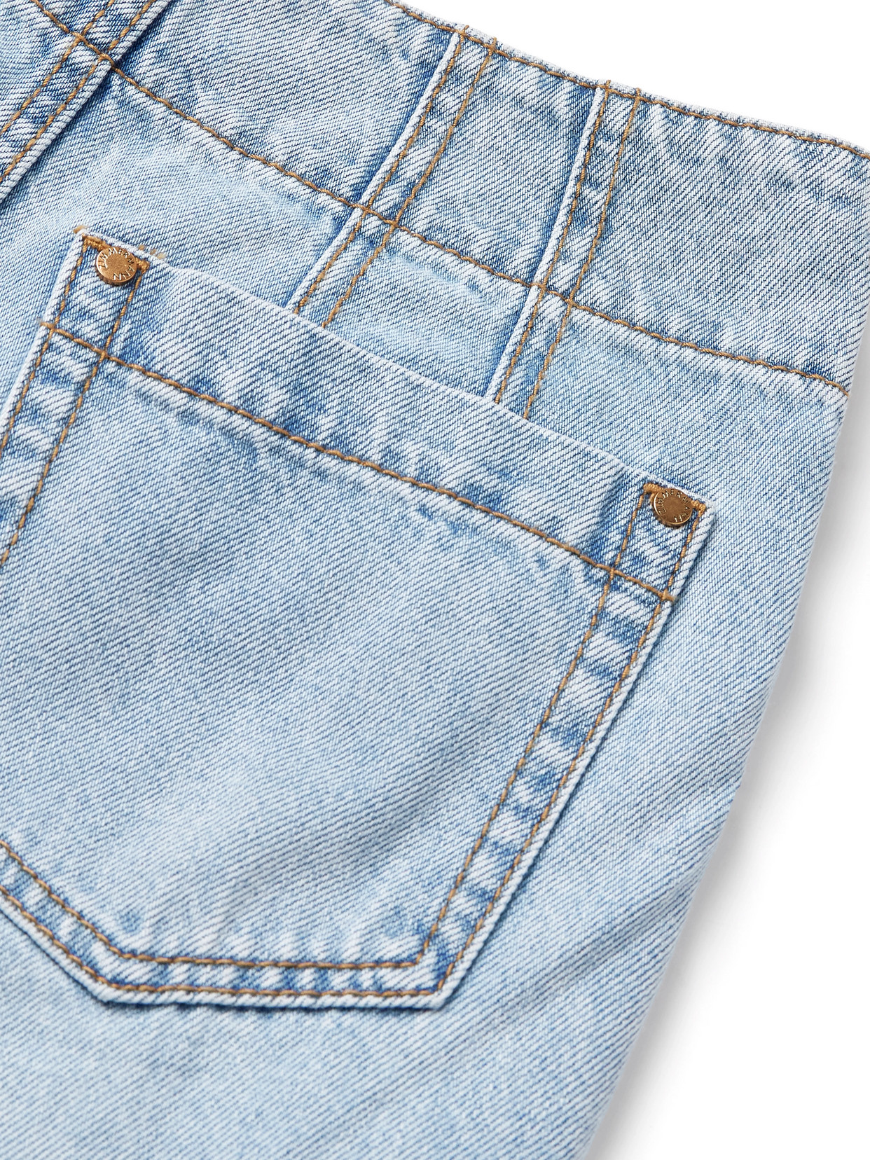 Zimmermann Wanderlust Cropped Wide-leg Jeans In Blue