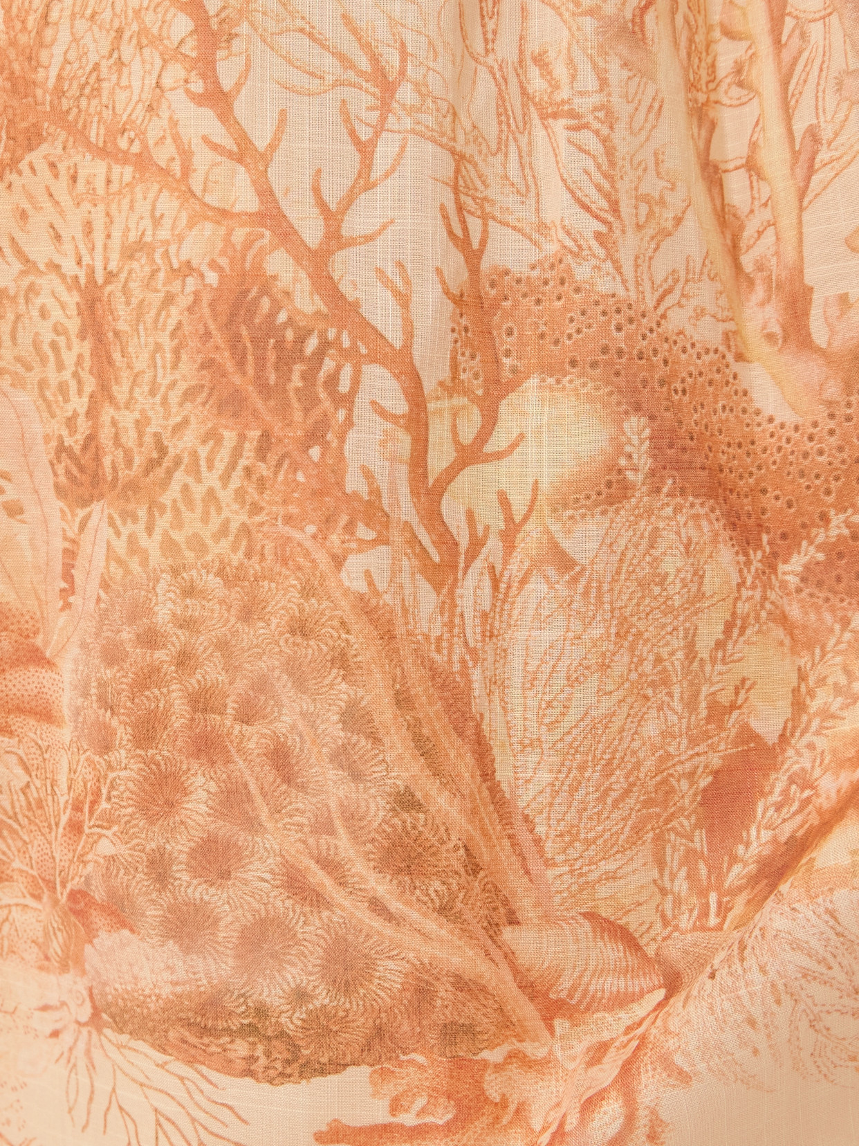 Zimmermann Womens Wanderlust Corset Cotton-poplin Midi Dress Coral Toile Xxs In Orange