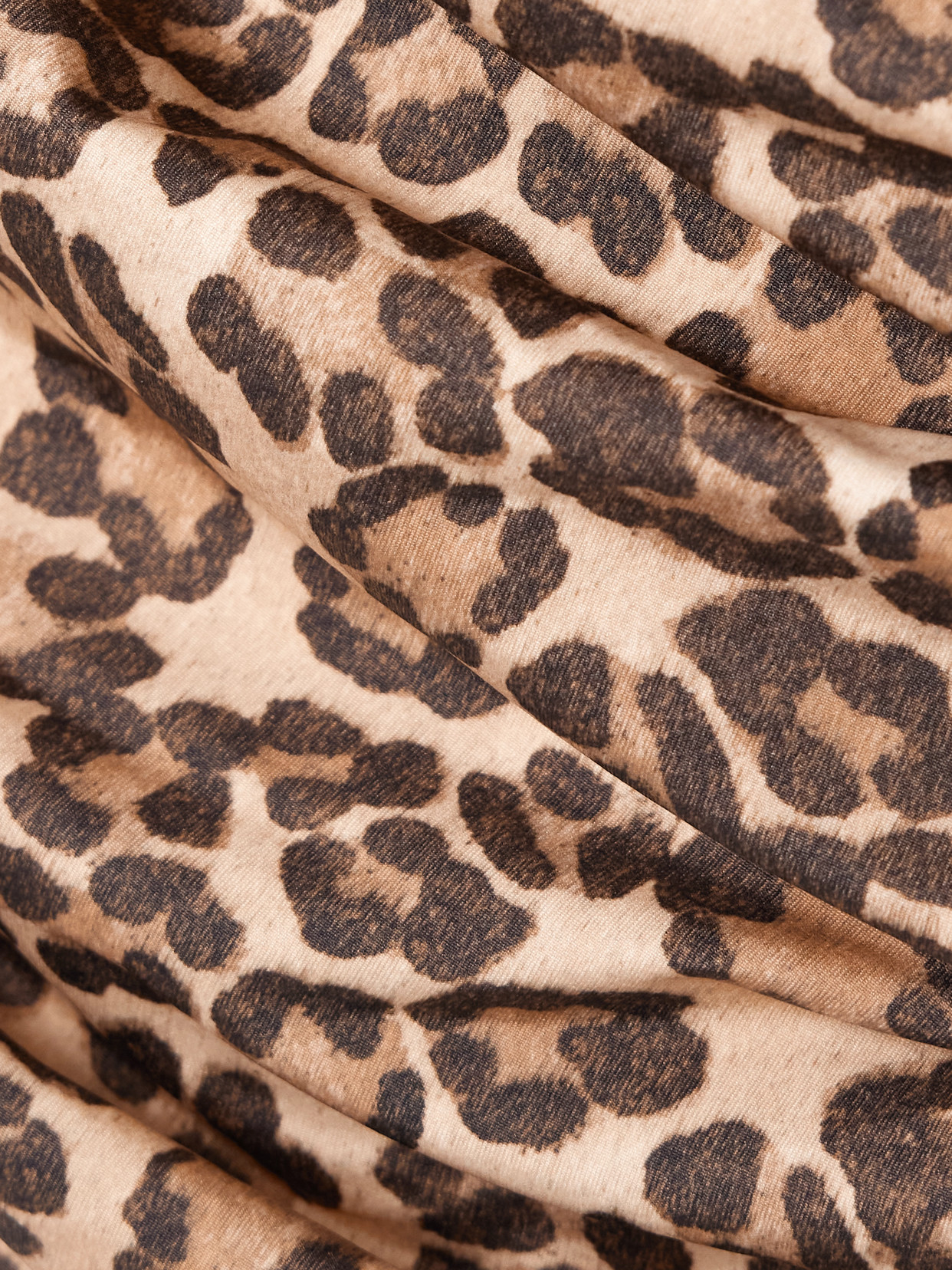 Zimmermann Wanderlust Cutout Ruched Leopard-print Swimsuit In Brown