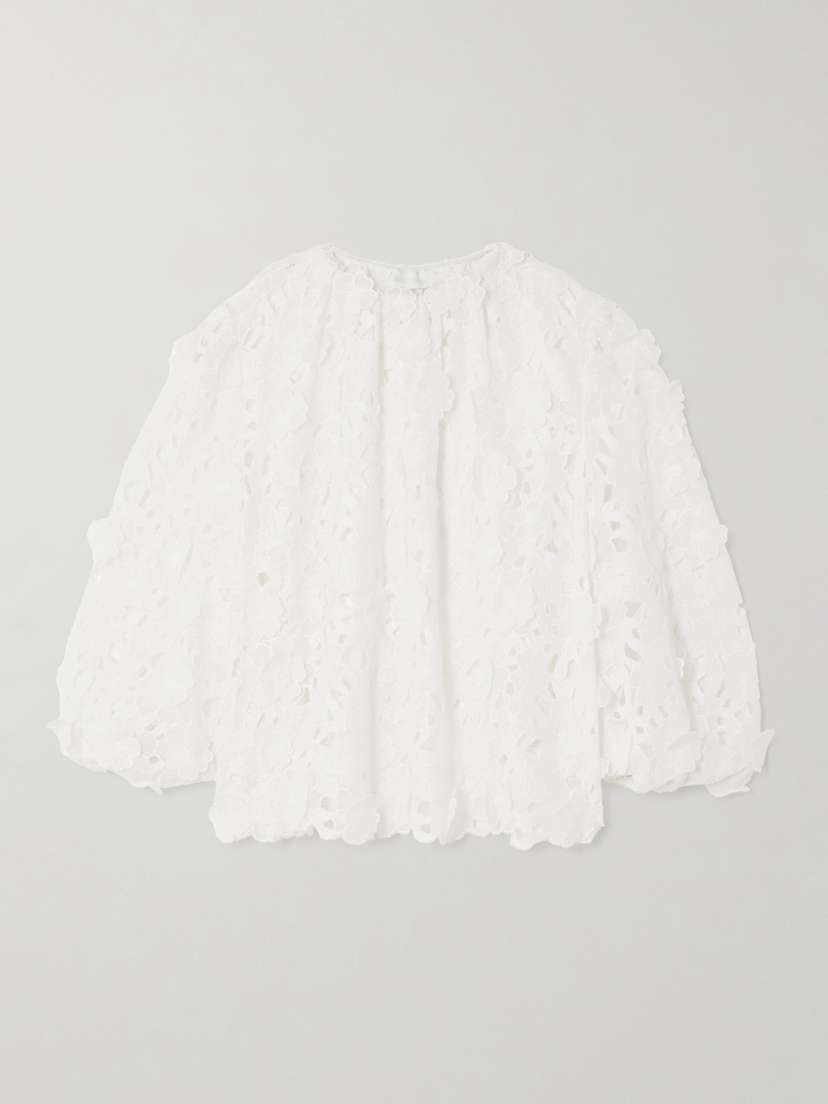 Zimmermann Patience Broderie Anglaise Cotton Blouse