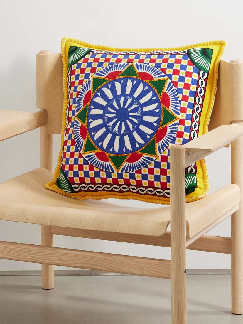 Dolce & Gabbana Cashmere-jacquard Cushion