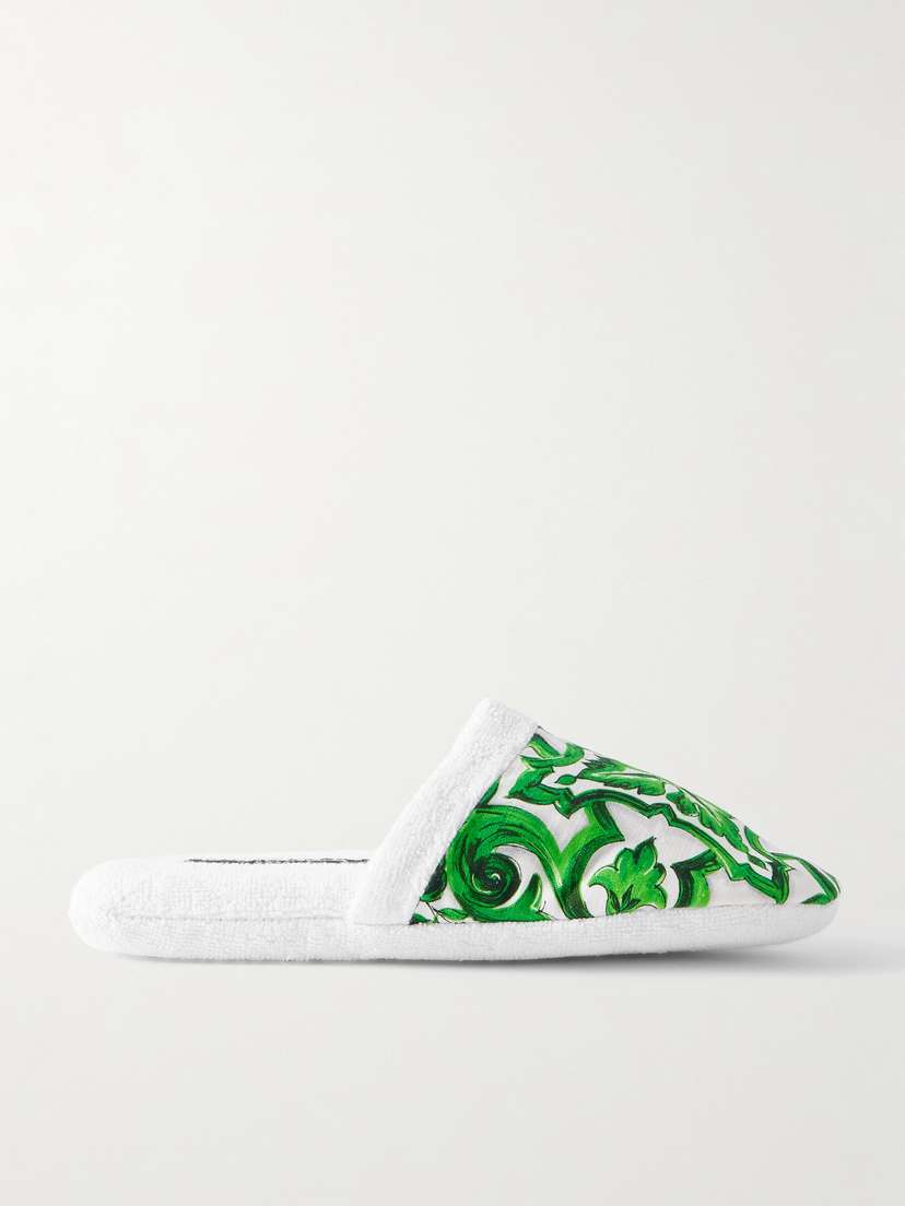 Dolce & Gabbana Printed Cotton lippers