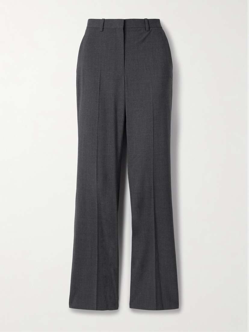 Theory Wool-blend Straight-leg Pants