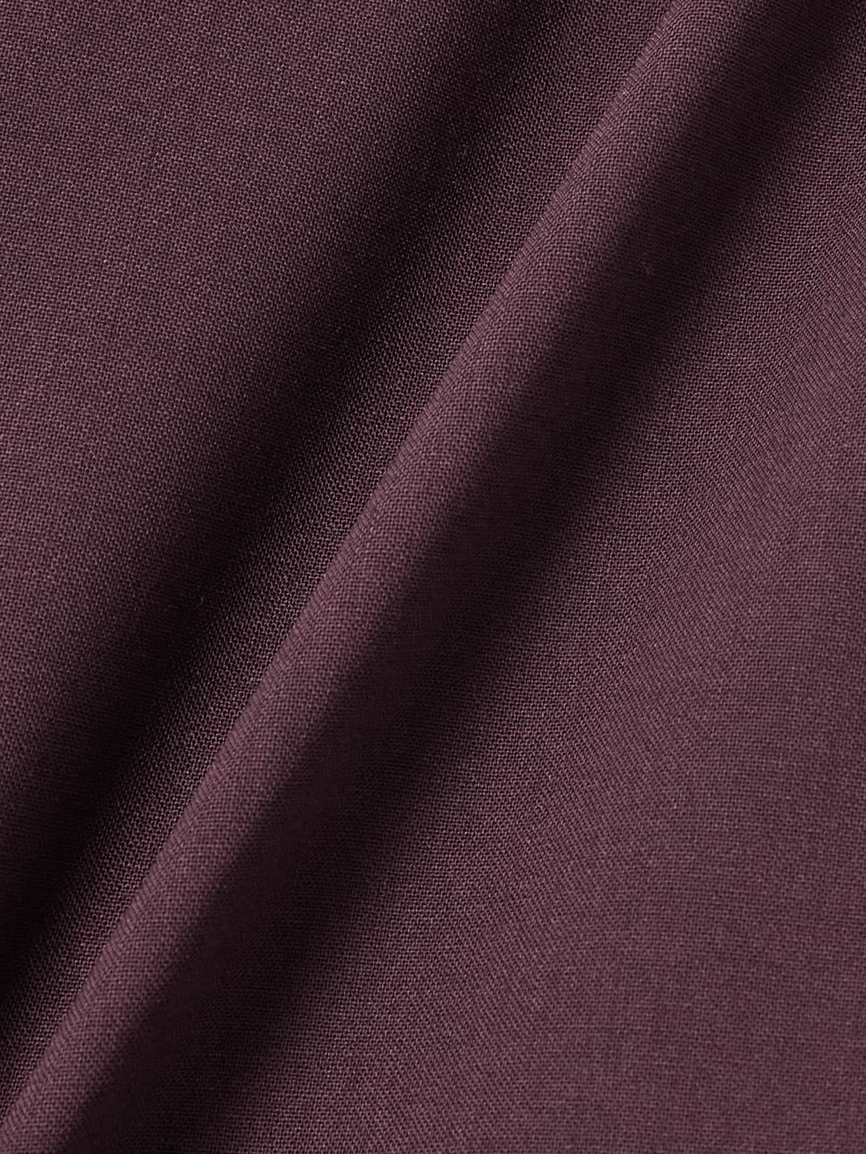 Theory Wool-blend Straight-leg Pants In Purple