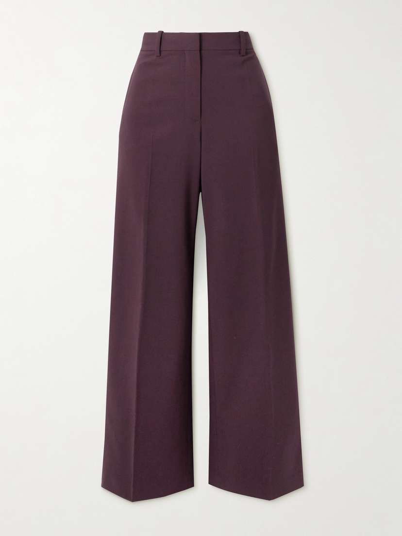 Theory Wool-blend Straight-leg Pants