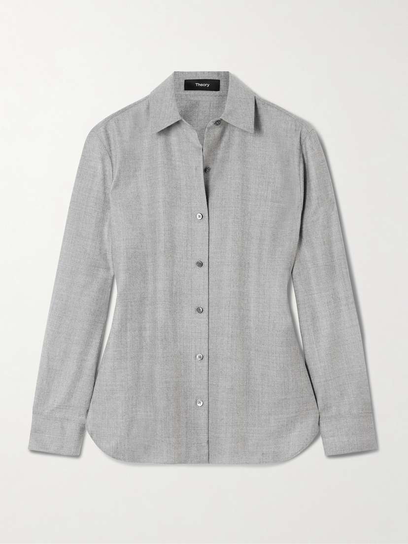 Theory Wool-flannel Shirt