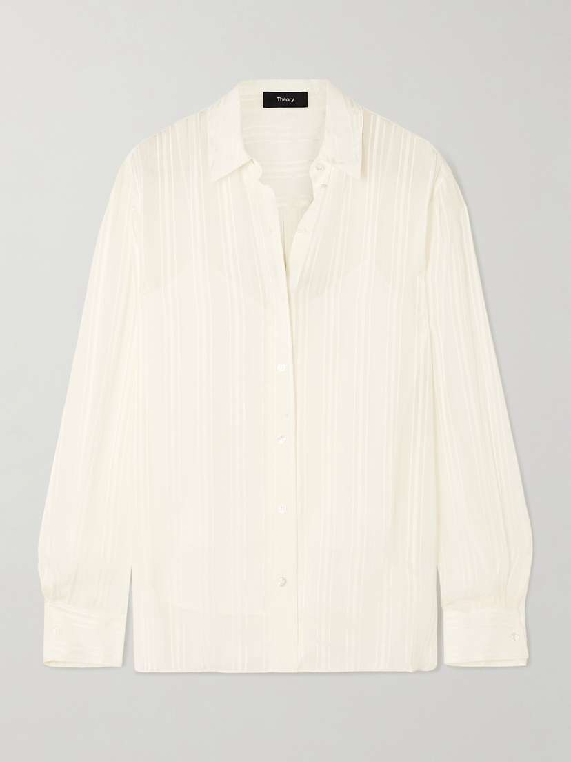 Theory Striped Jacquard Shirt