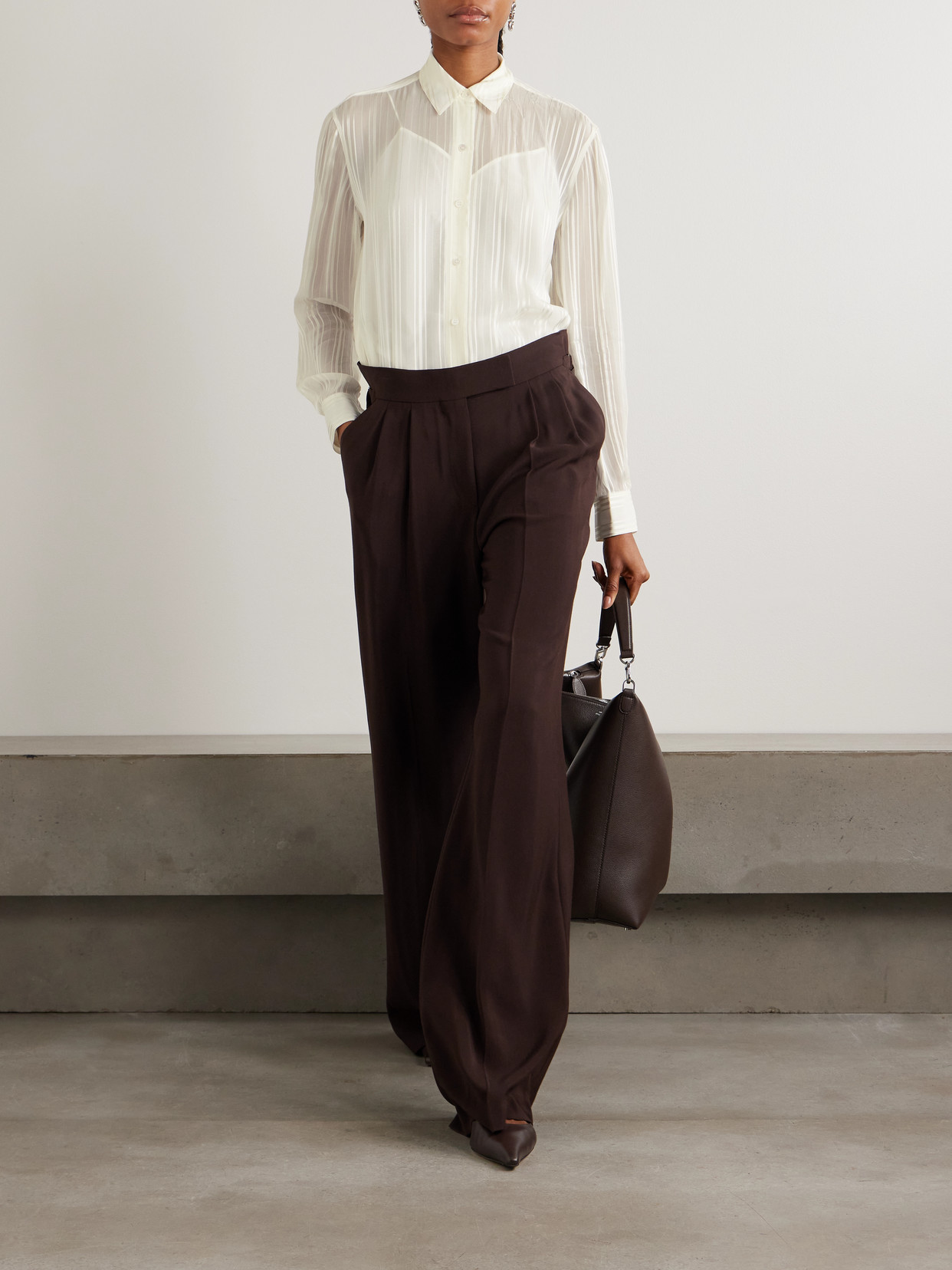Theory Classic Button-front Shirt In White