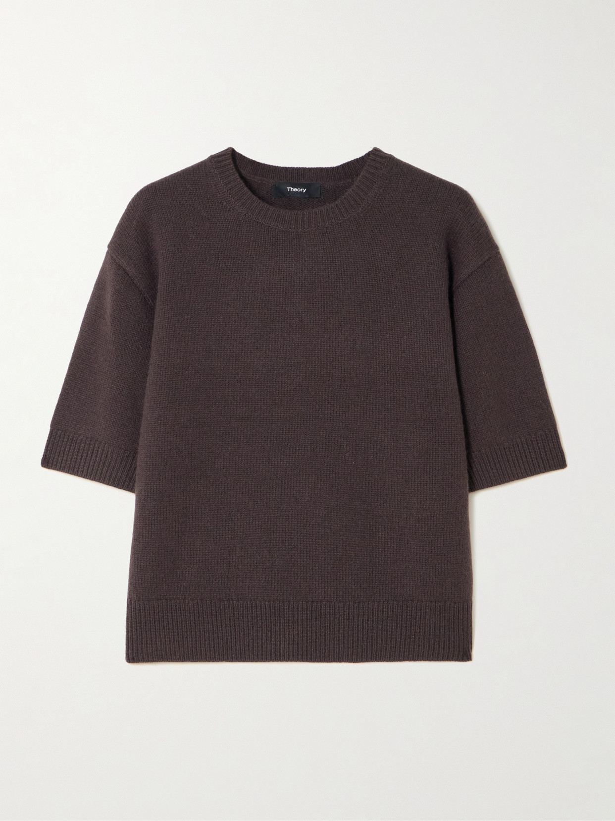 Theory Cashmere Sweater In Brown