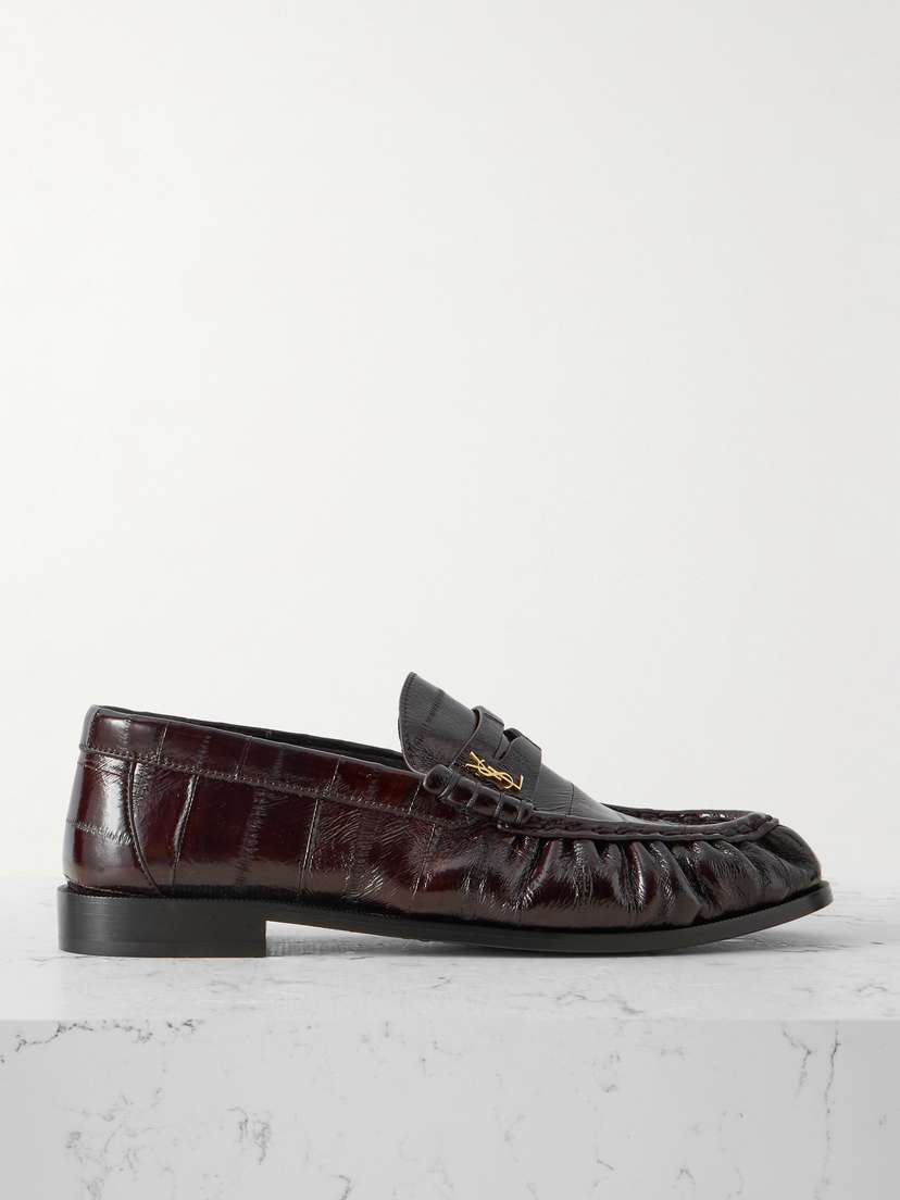 Saint Laurent Le Loafer Eel Loafers - Women's Shoes