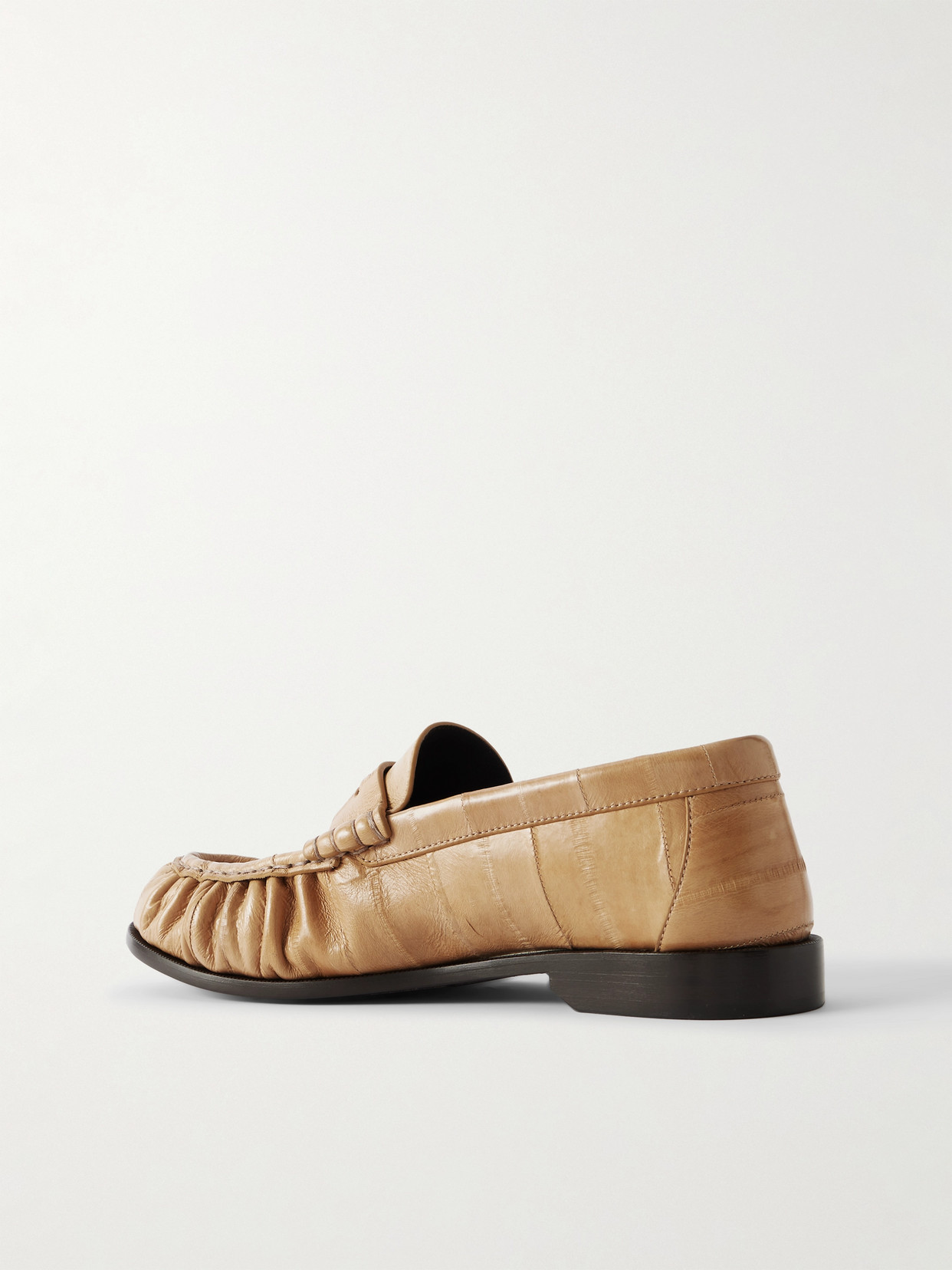 Saint Laurent Le Loafer Eel Loafers In Multi