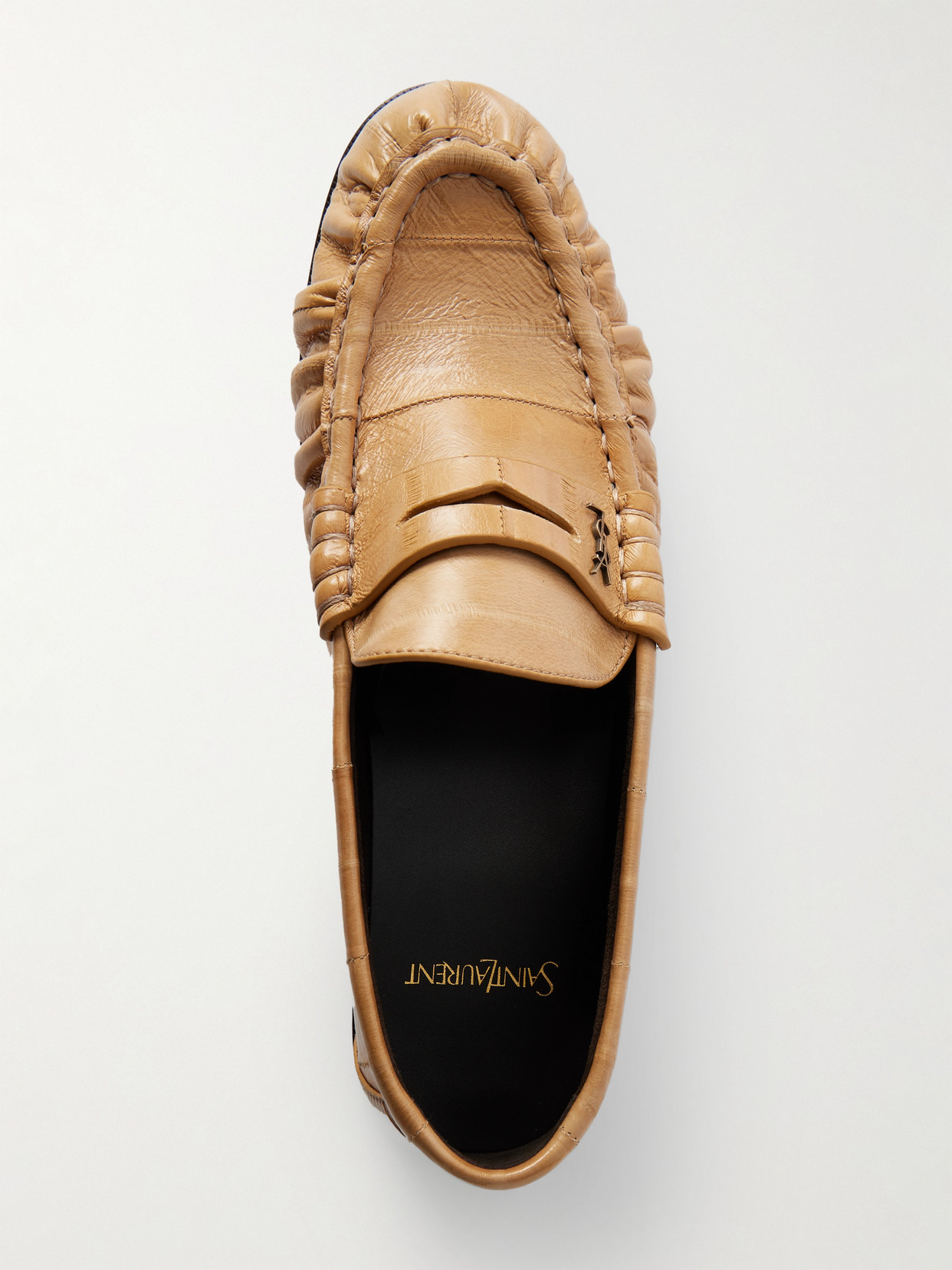 Saint Laurent Le Loafer Eel Loafers In Multi