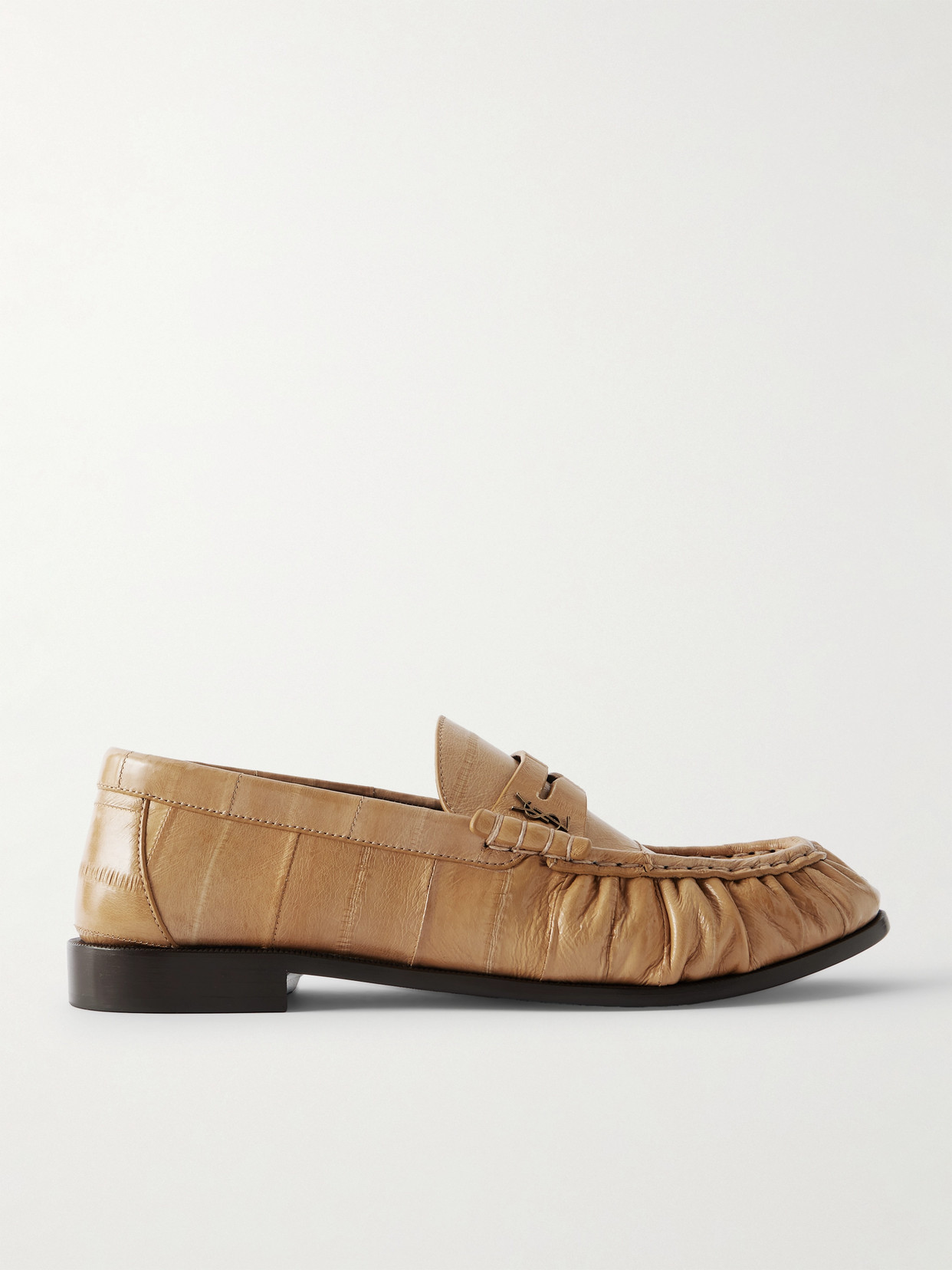Saint Laurent Le Loafer Eel Loafers In Multi