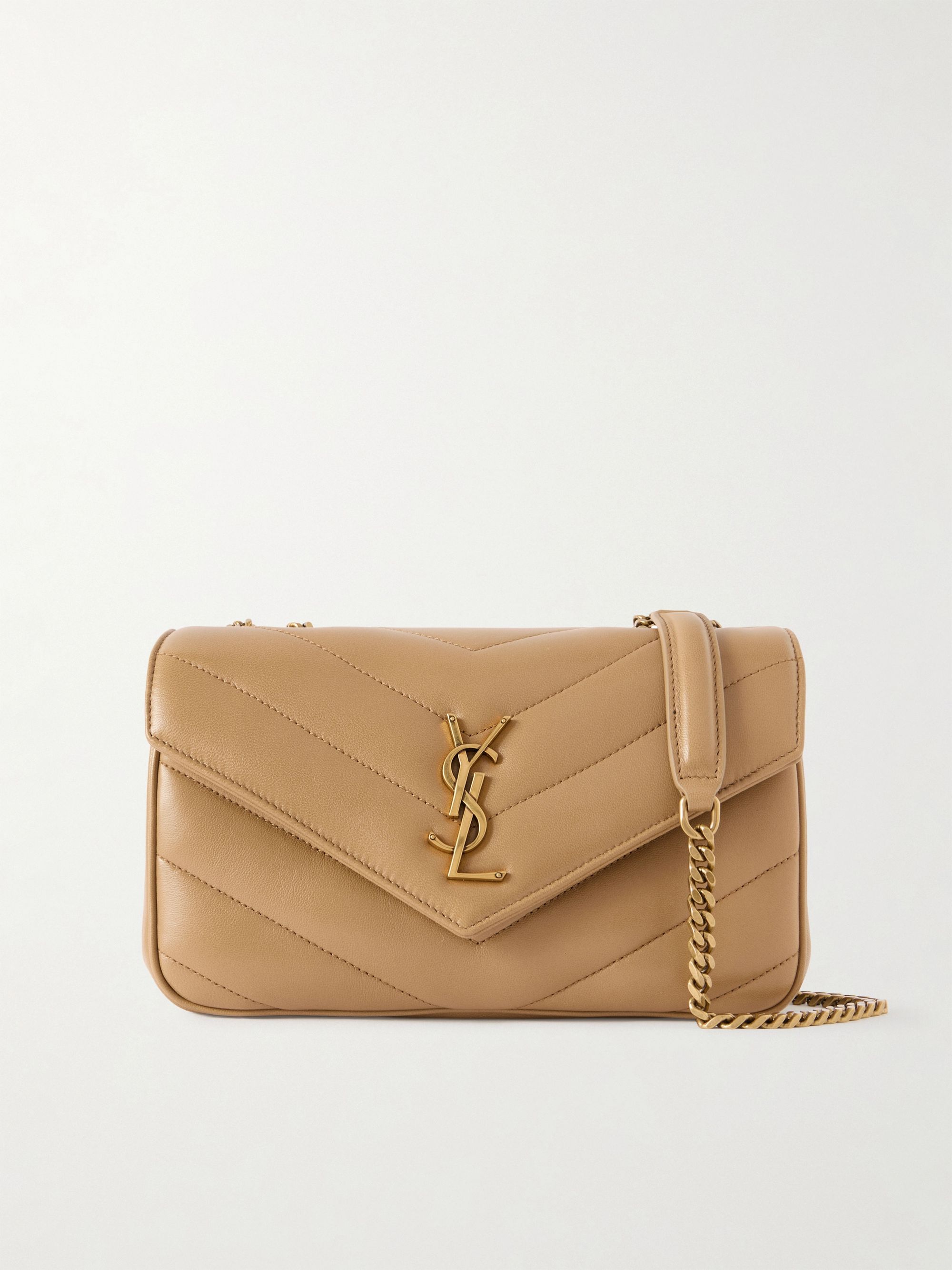 refined quilted leather bag for monochrome outfits