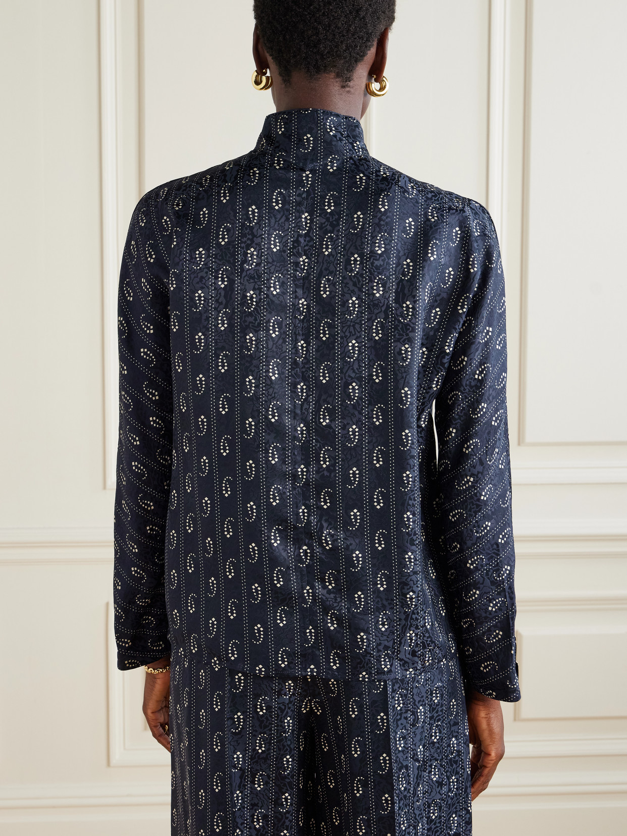 Jacquard Blouse