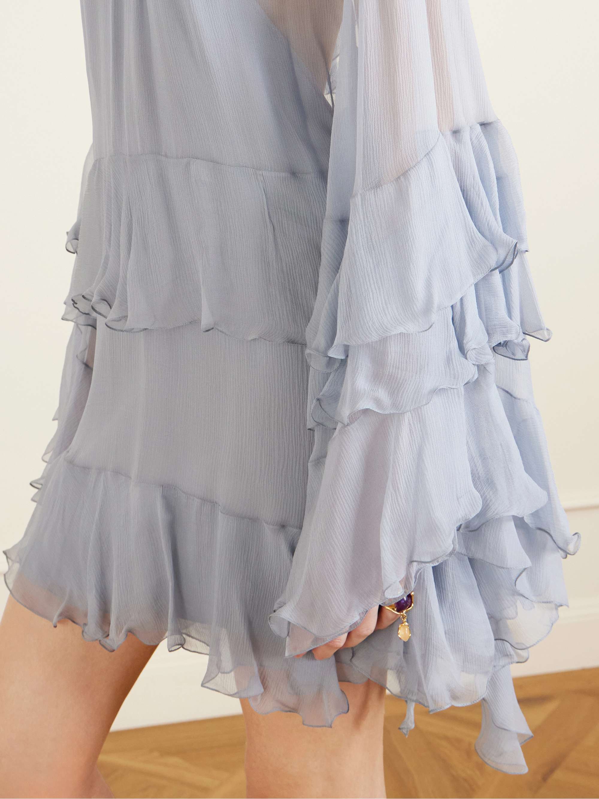 Chlo-Silk Short Dress-Dresses Chlo-Silk Short Dress-Dresses