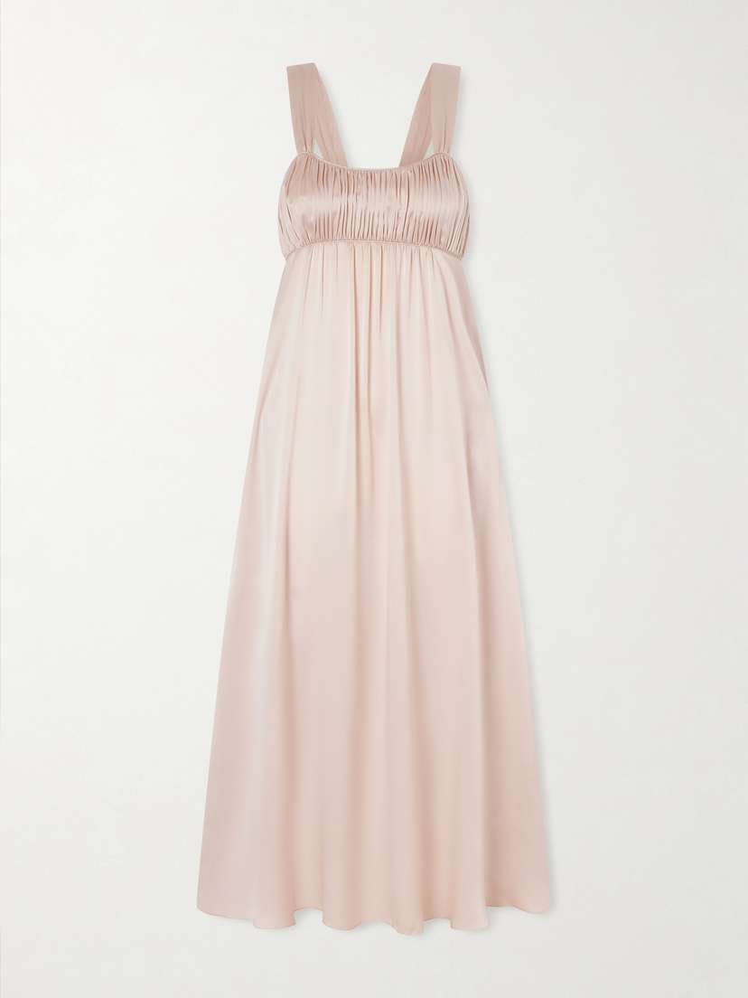 Chloé Silk-satin Maxi Dress