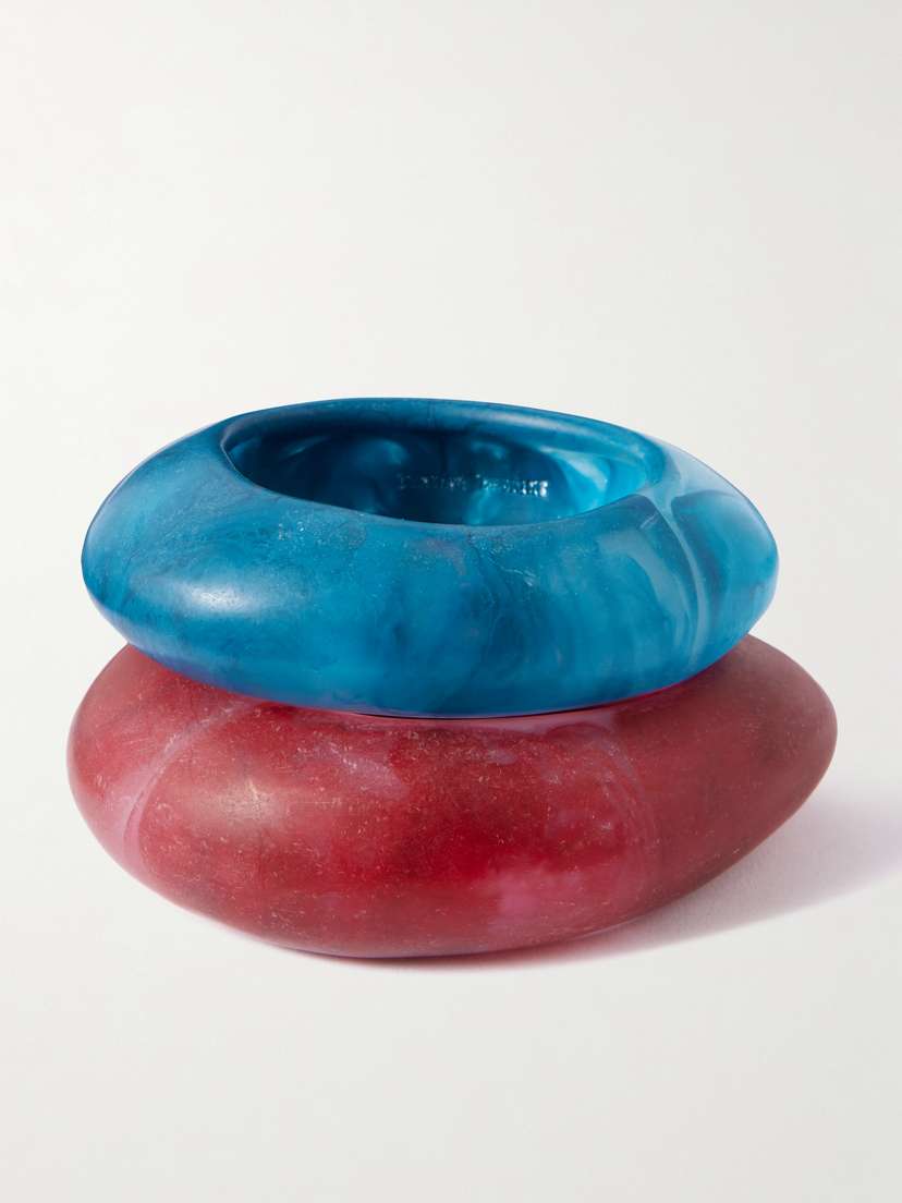 Dinosaur Designs Rock Medium And Large Set Of Two Resin Bangles