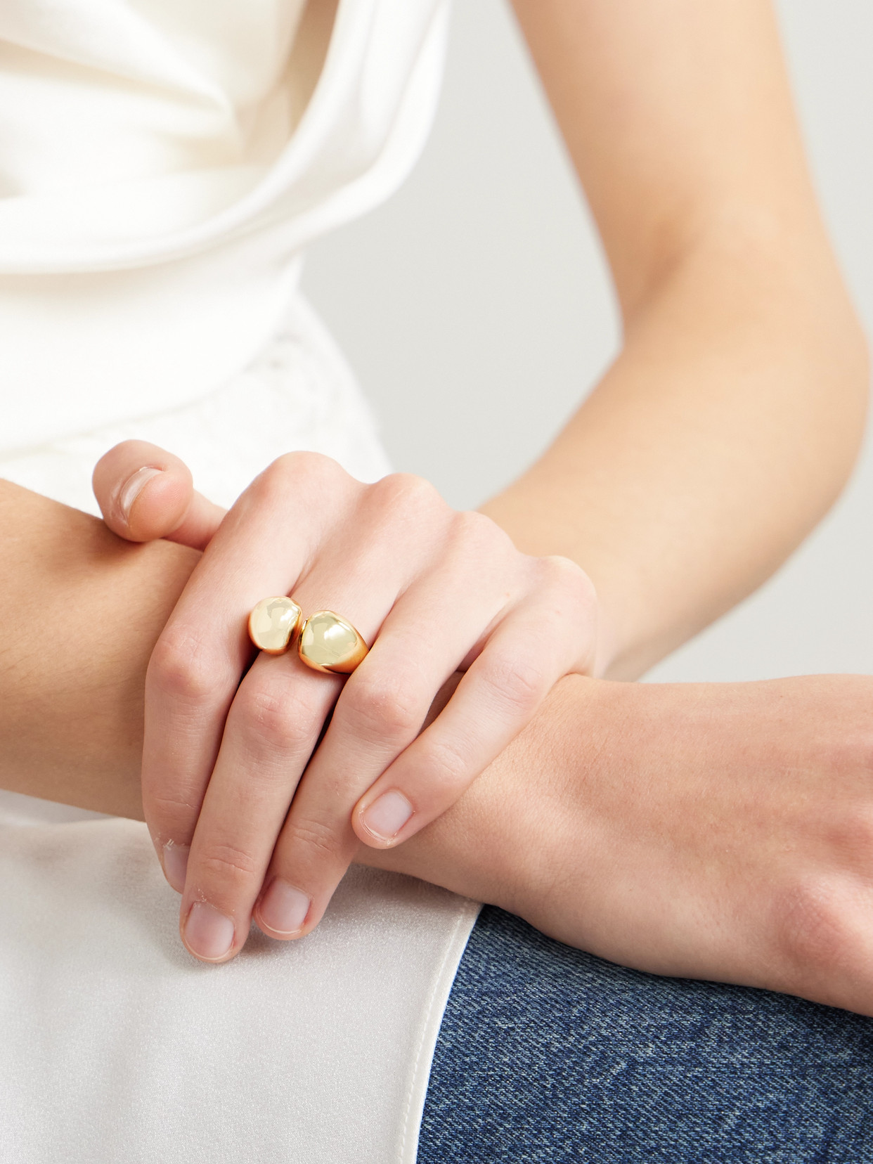 Dinosaur Designs Sprout Gold-tone Ring In Gold