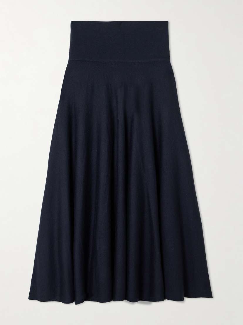 Arch4 Norma Jean Organic Cashmere Midi Skirt