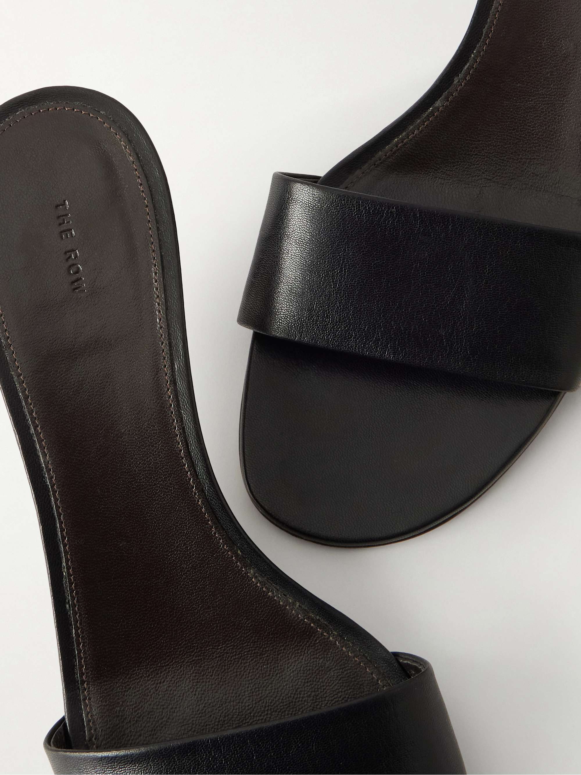 THE ROW Combo leather mules | NET-A-PORTER