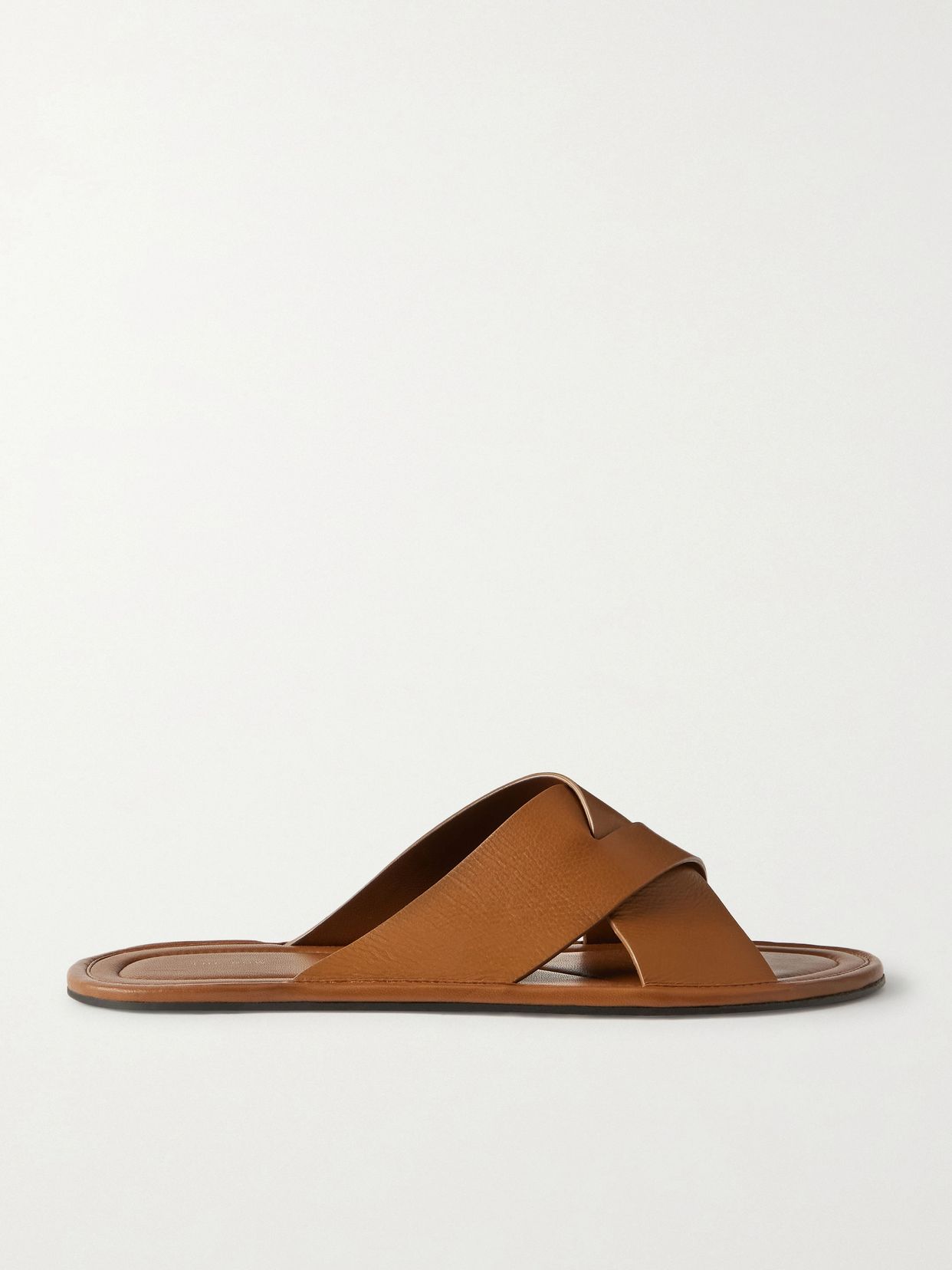 The Row Malik leather sandals
