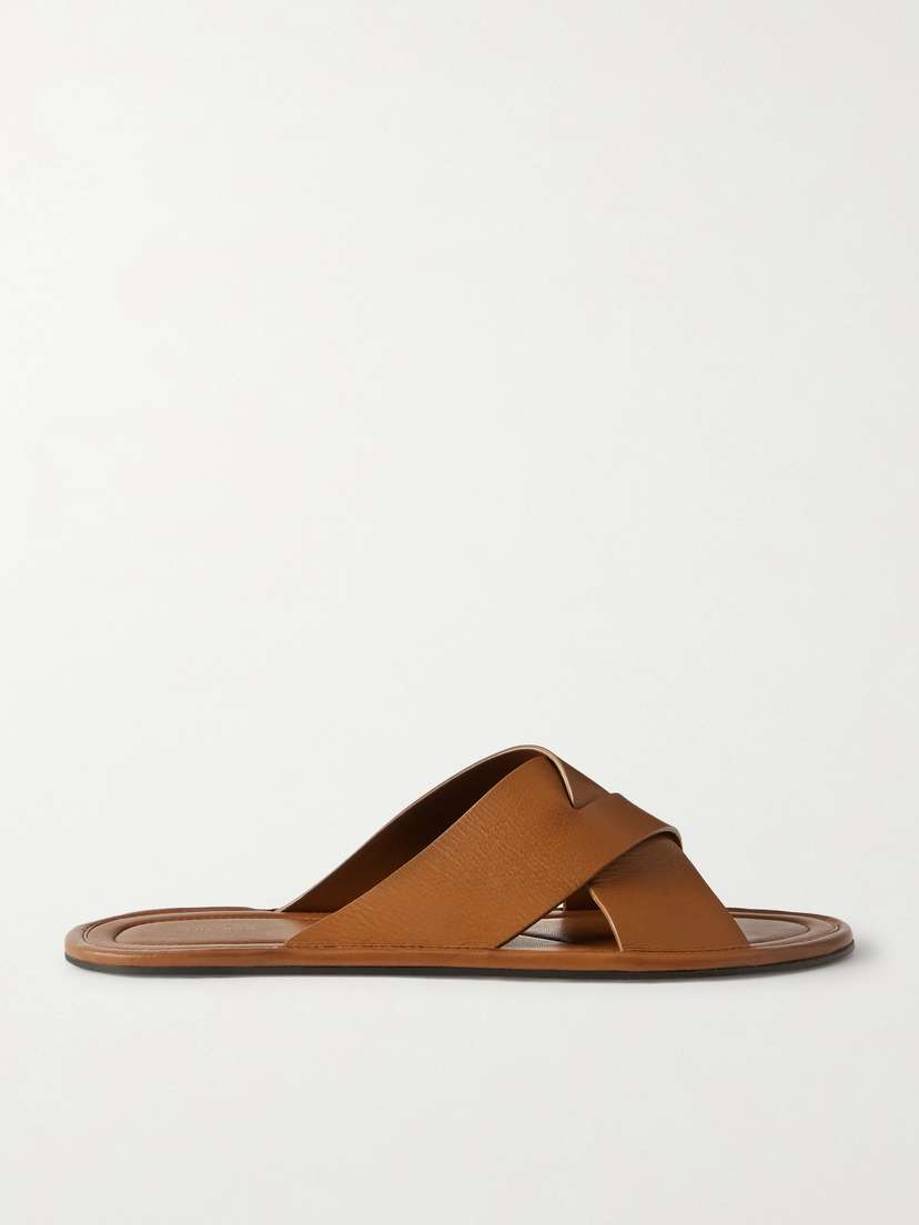 The Row Malik Leather Sandals