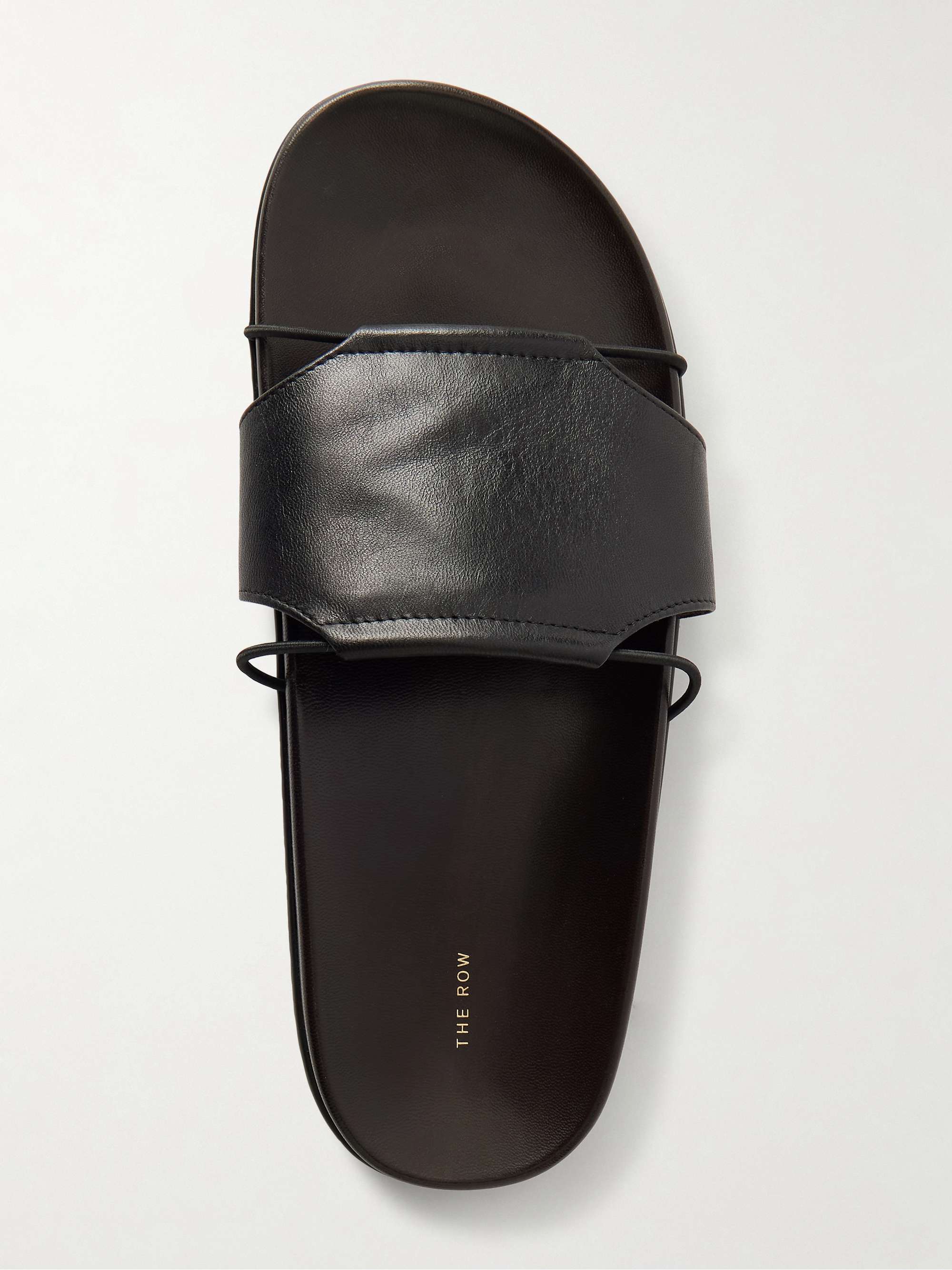 THE ROW Vivienne leather slides | NET-A-PORTER