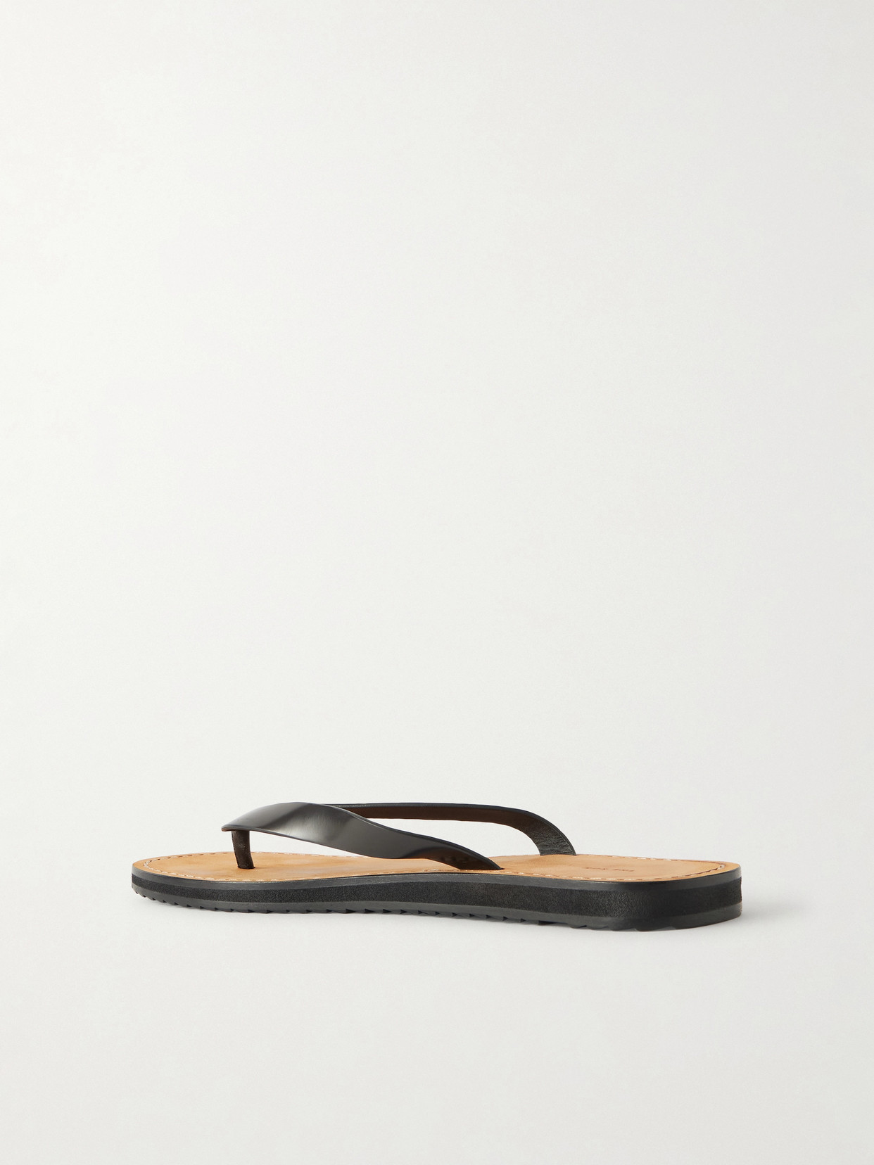 City Leather Flip Flops