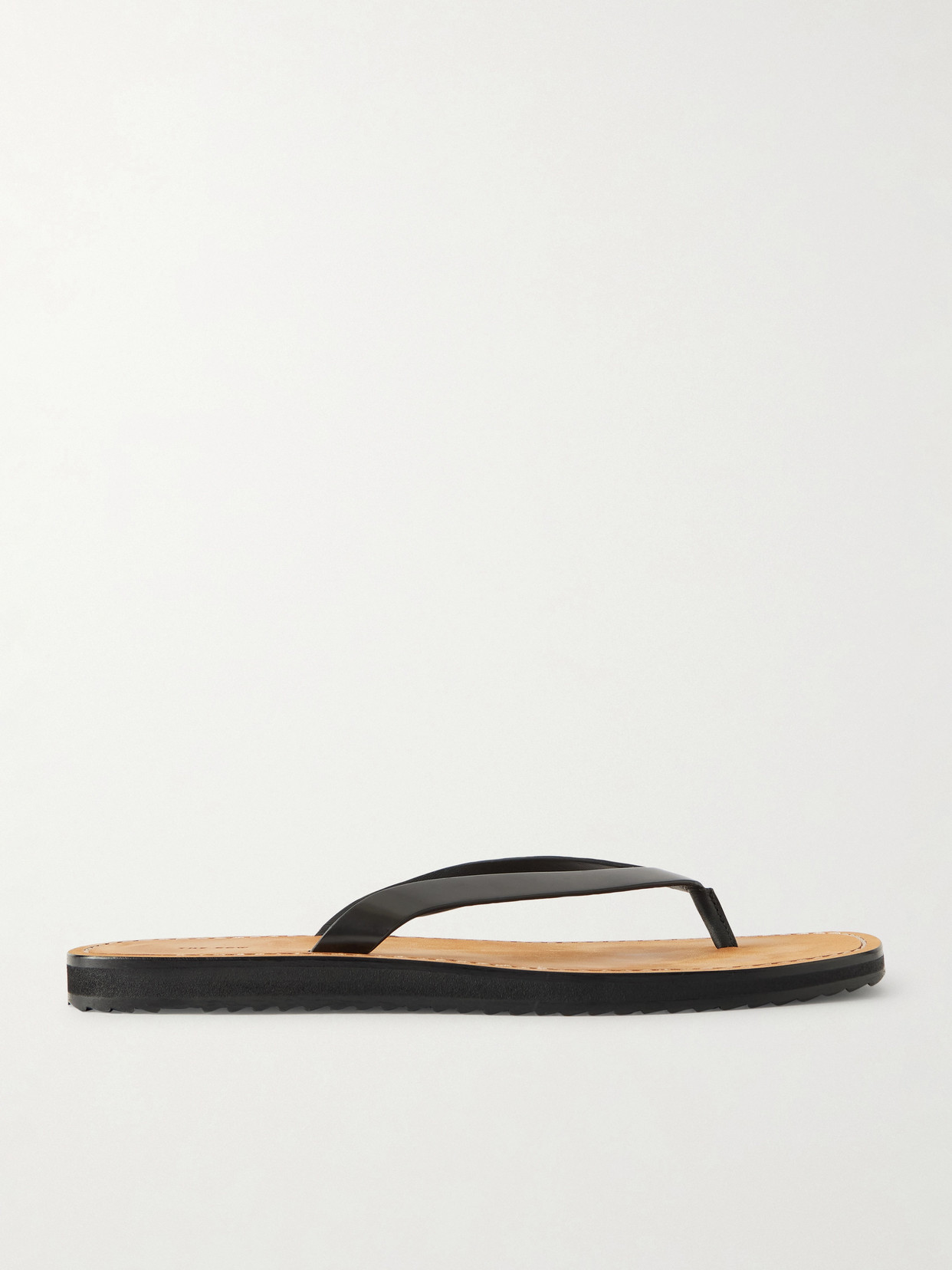 City Leather Flip Flops