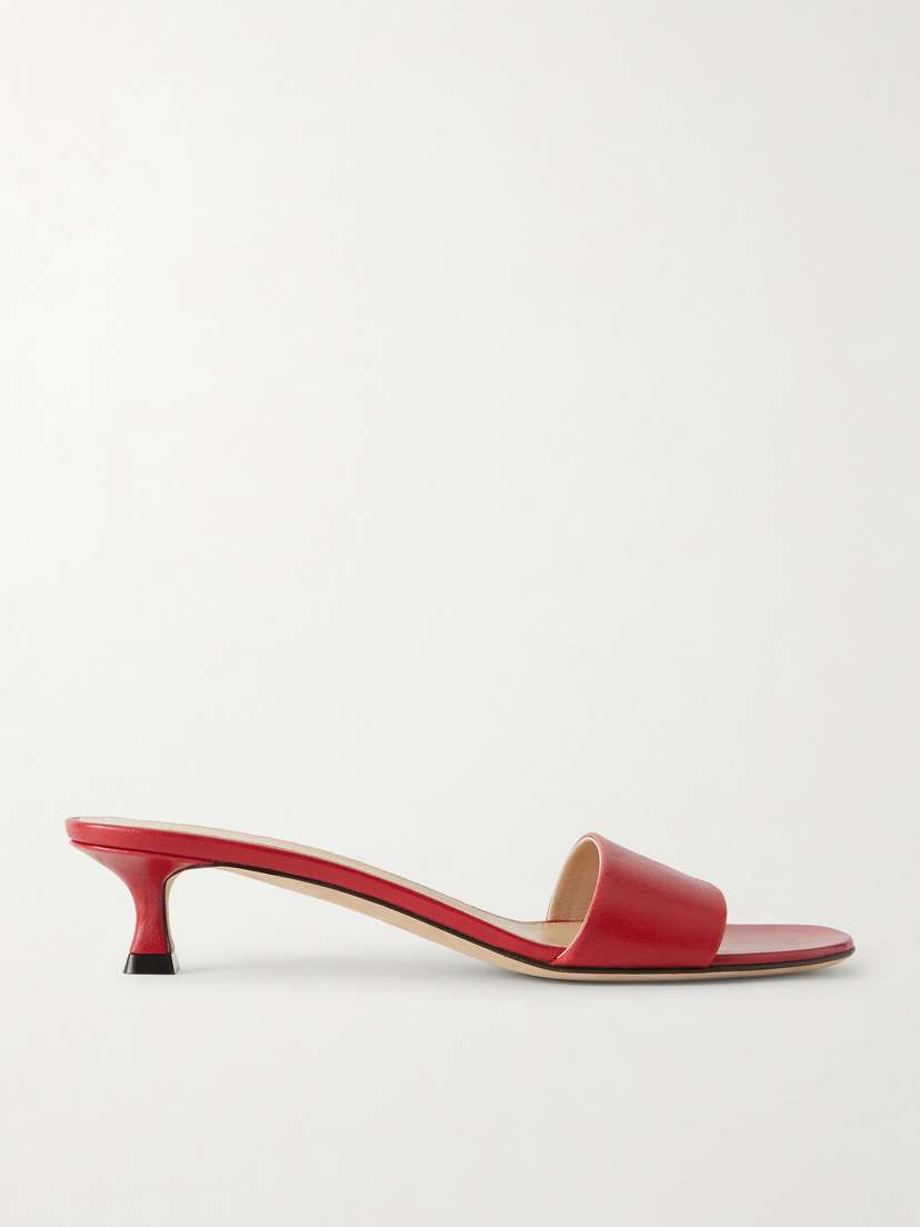 The Row Combo Leather Mules