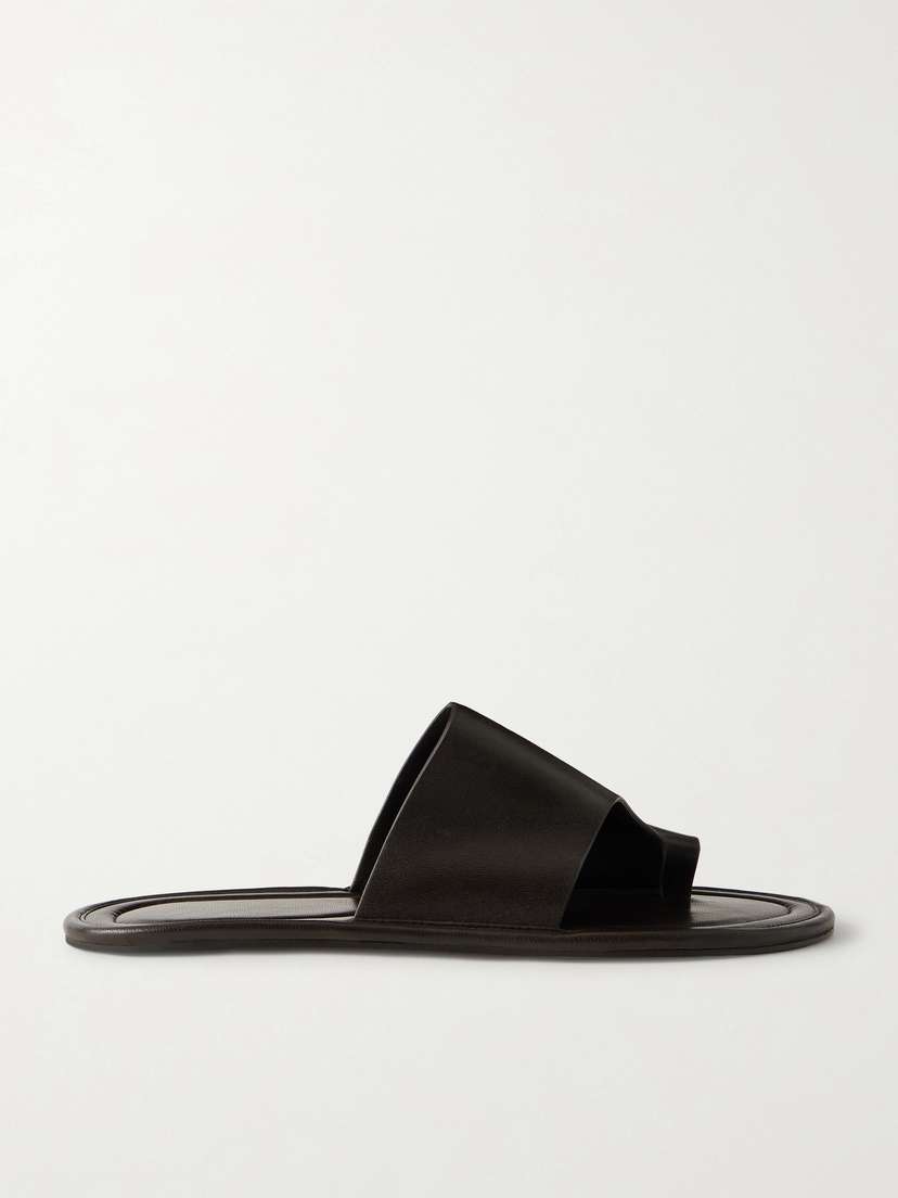 The Row Malick Leather Sandals