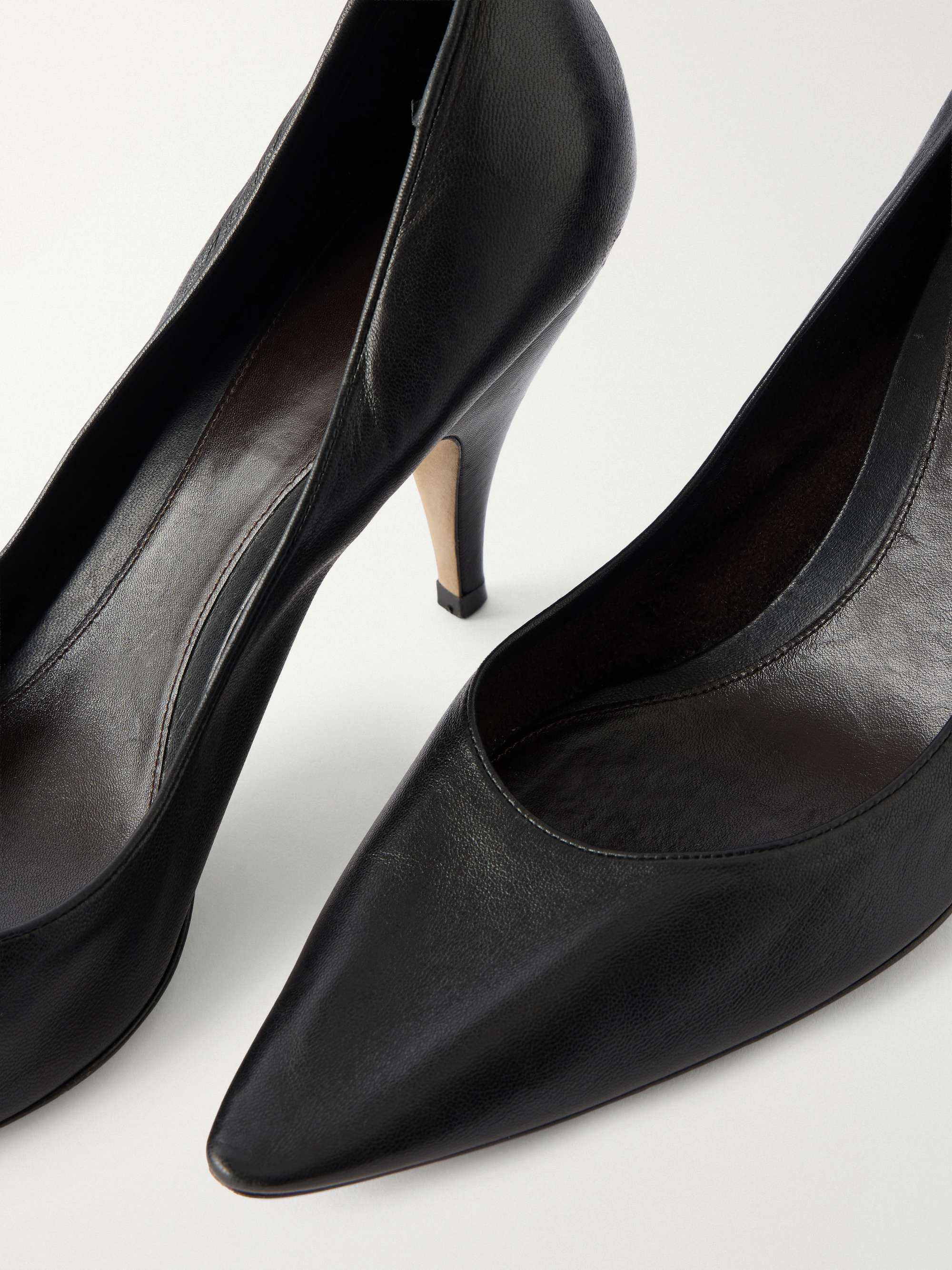 THE ROW Ornella leather pumps | NET-A-PORTER