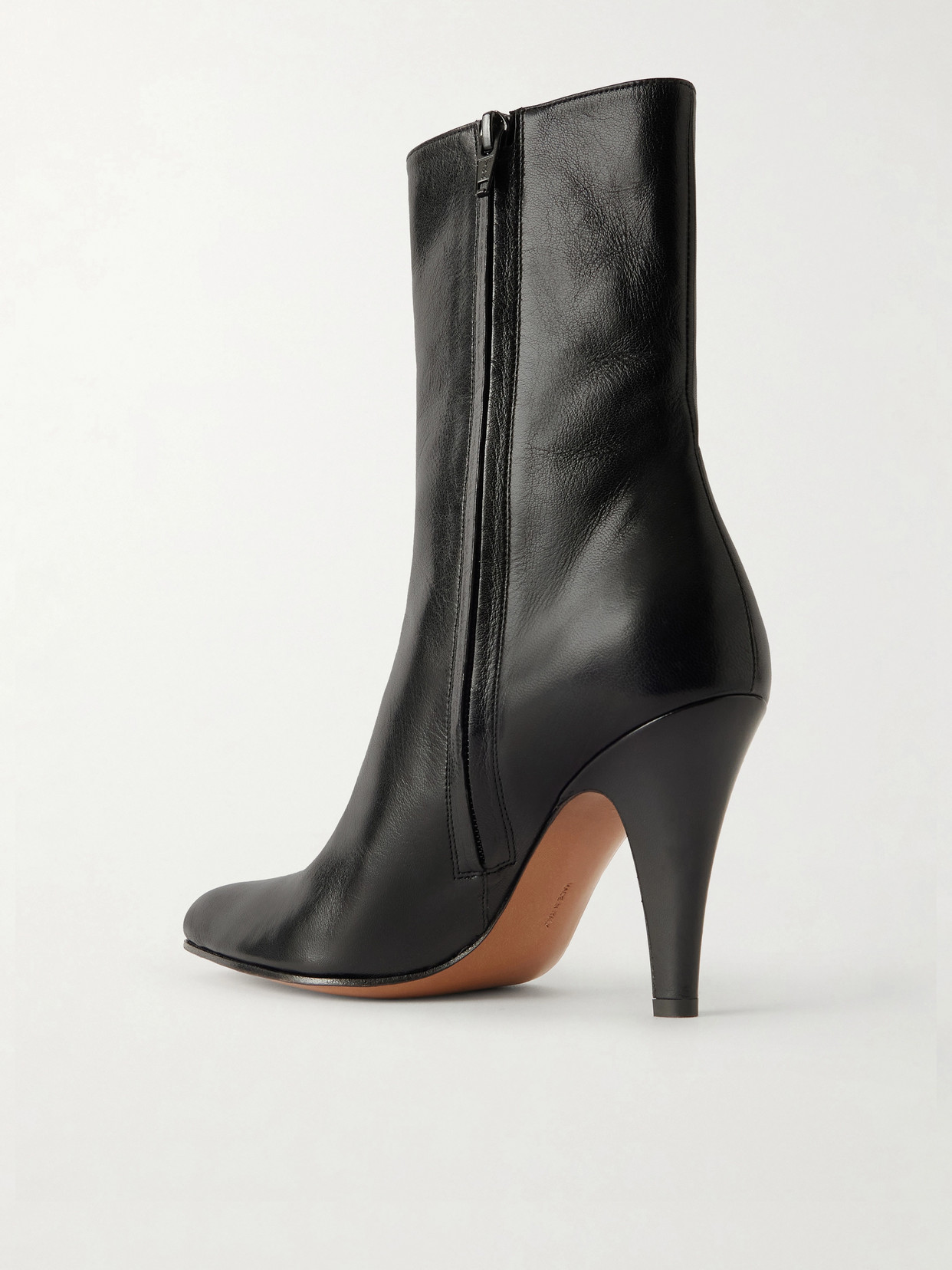 Ornella Leather Ankle Boots