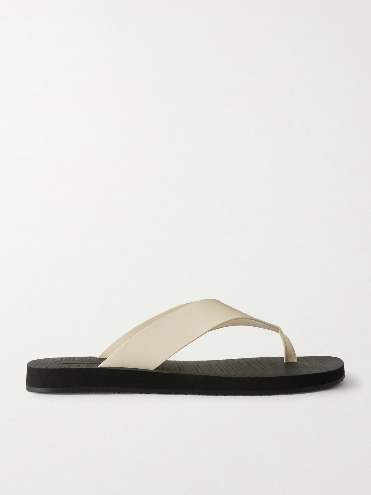 The Row - Dune Classic Ginza Leather Flip Flops - Neutrals