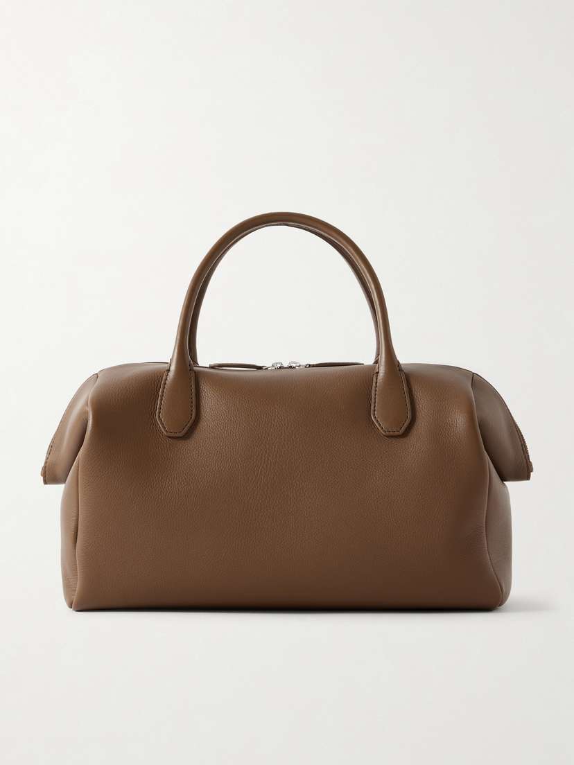 The Row Faye Textured-leather Tote