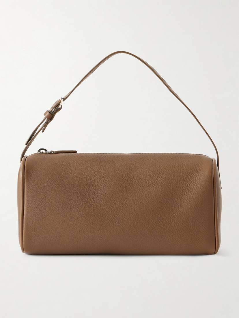 The Row 90s Small Textured-leather Tote