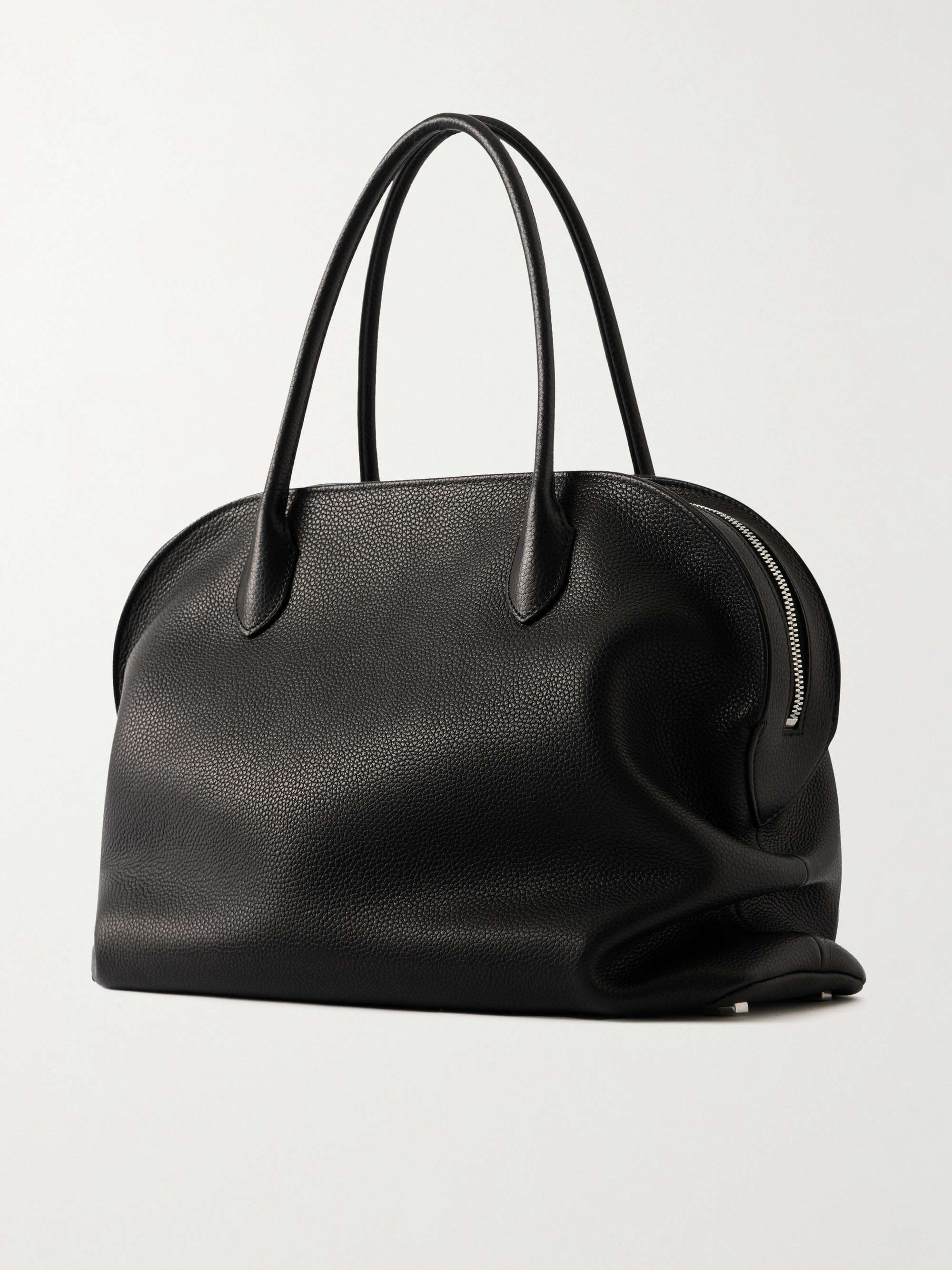 THE ROW Agnes 15 textured-leather weekend bag | NET-A-PORTER