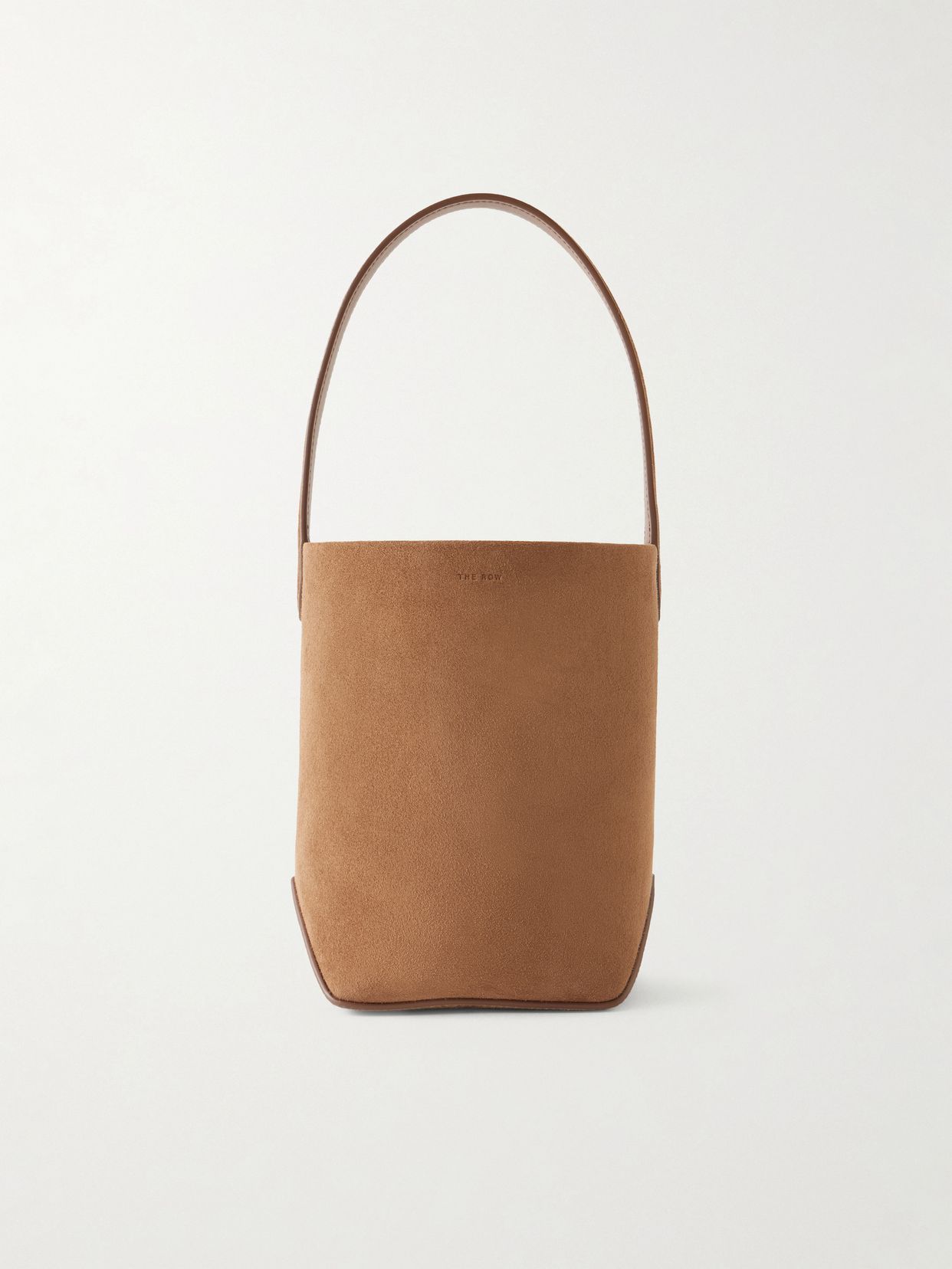The Row N/S Park suede tote