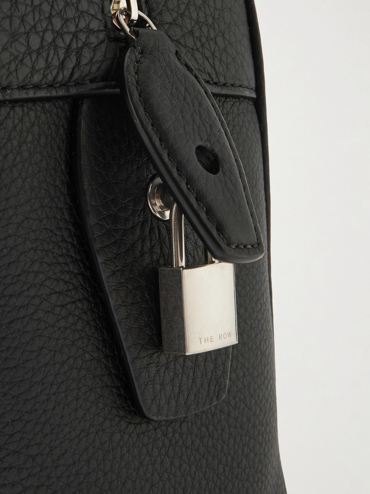 India 12.00 Bag Textured-Leather Tote