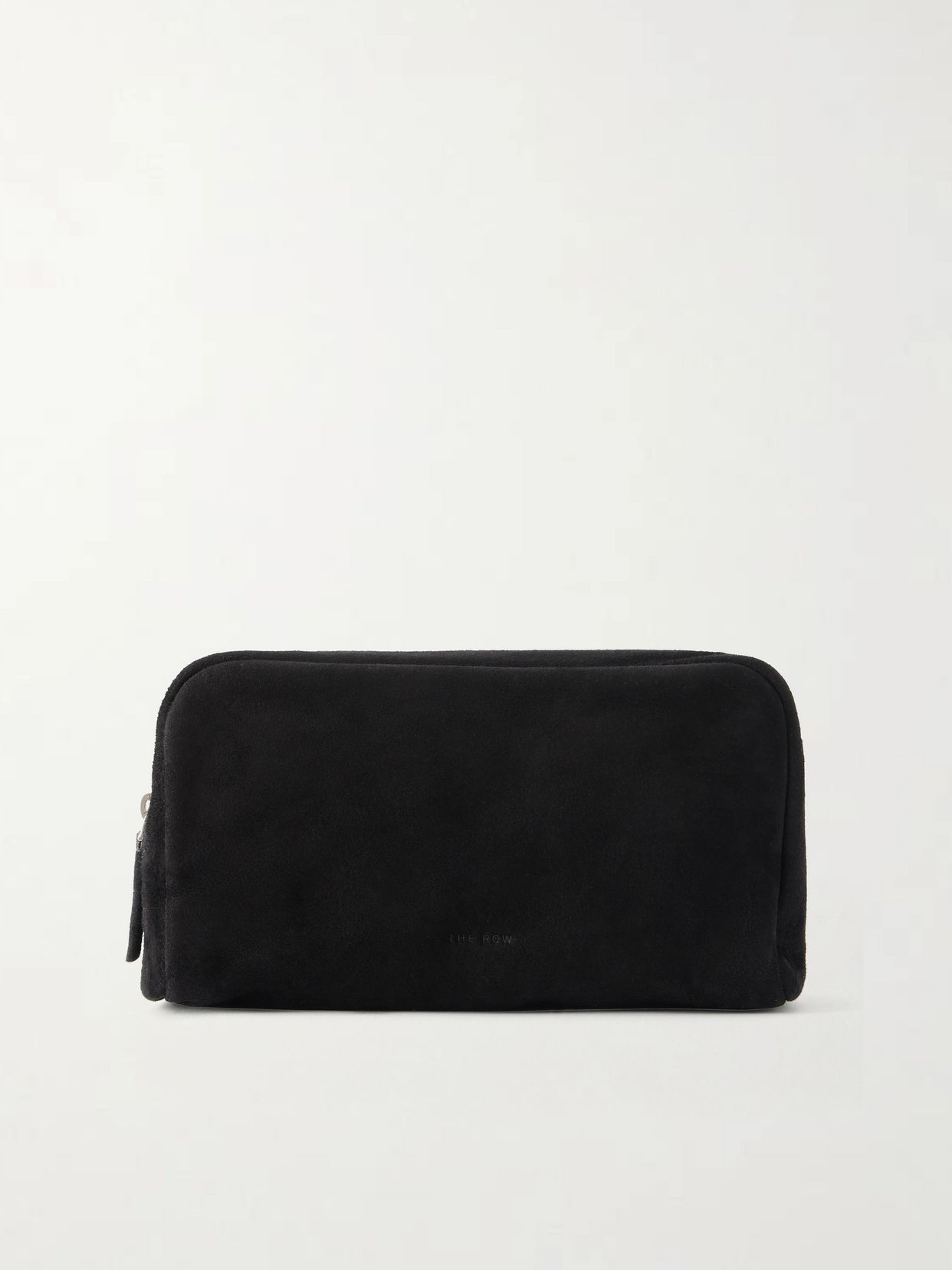 The Row Astra suede pouch