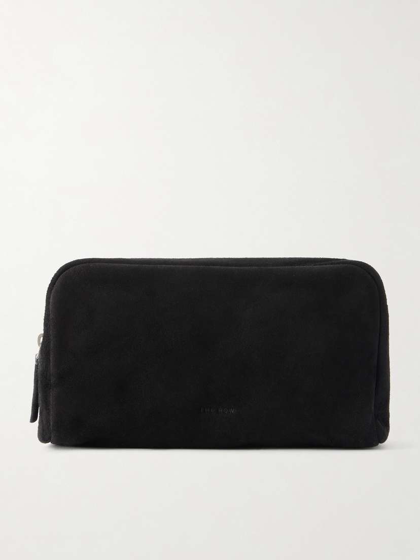 The Row Astra Suede Pouch