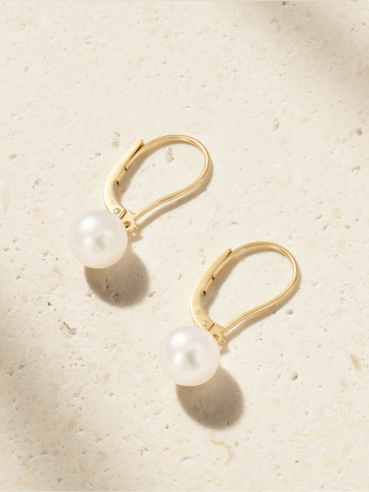 Mikimoto 18-karat Gold Pearl Earrings