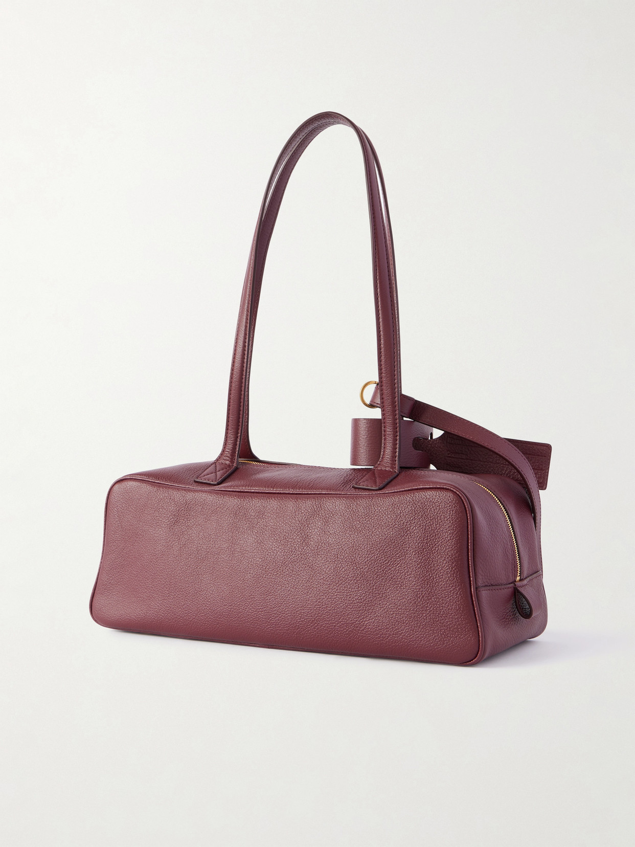 Carrie Small Textured-Leather Shoulder Bag
