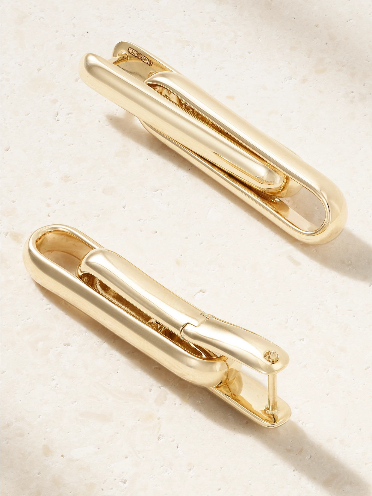 Lucy Delius Stirrup 14-karat Gold Earrings In Gold