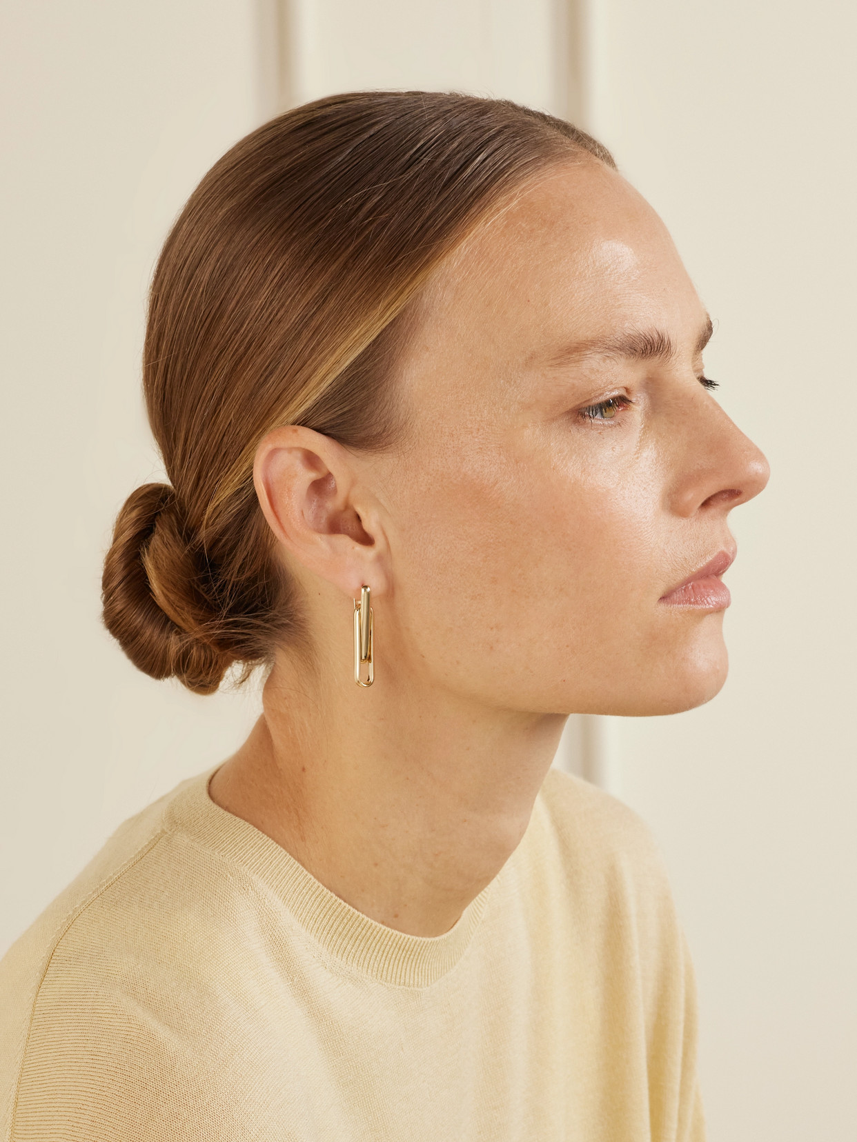 Lucy Delius Stirrup 14-karat Gold Earrings In Gold